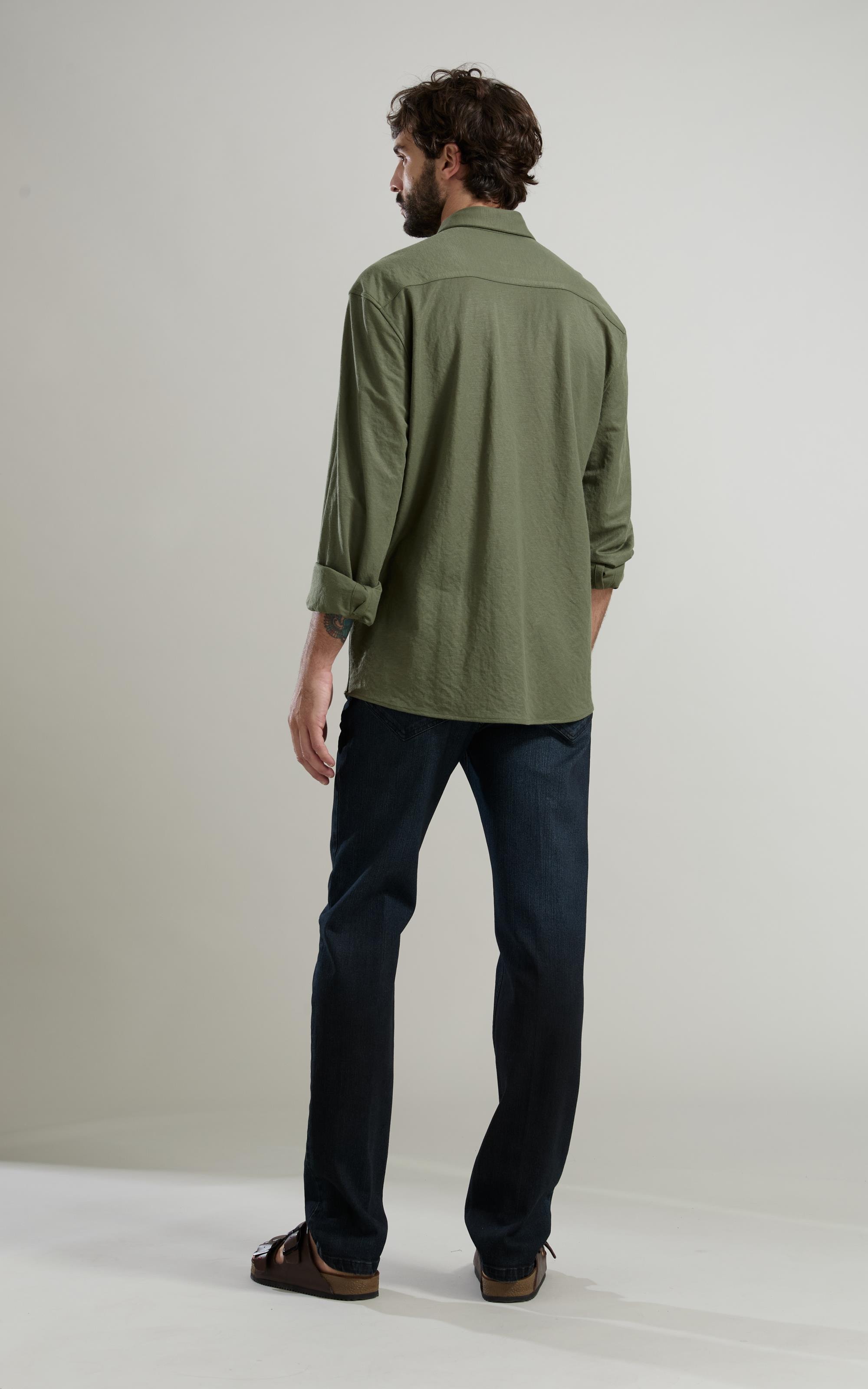 Camisa Piquet Julian Ml Verde Militar