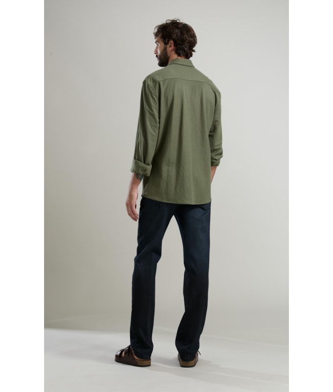 Camisa Piquet Julian Ml Verde Militar