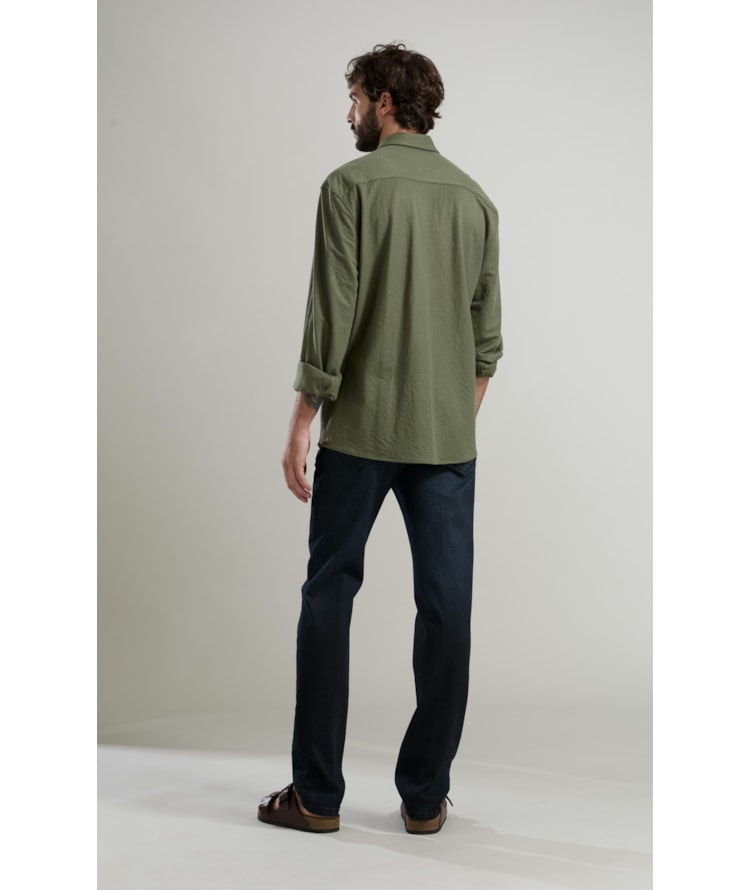 Camisa Piquet Julian Ml Verde Militar