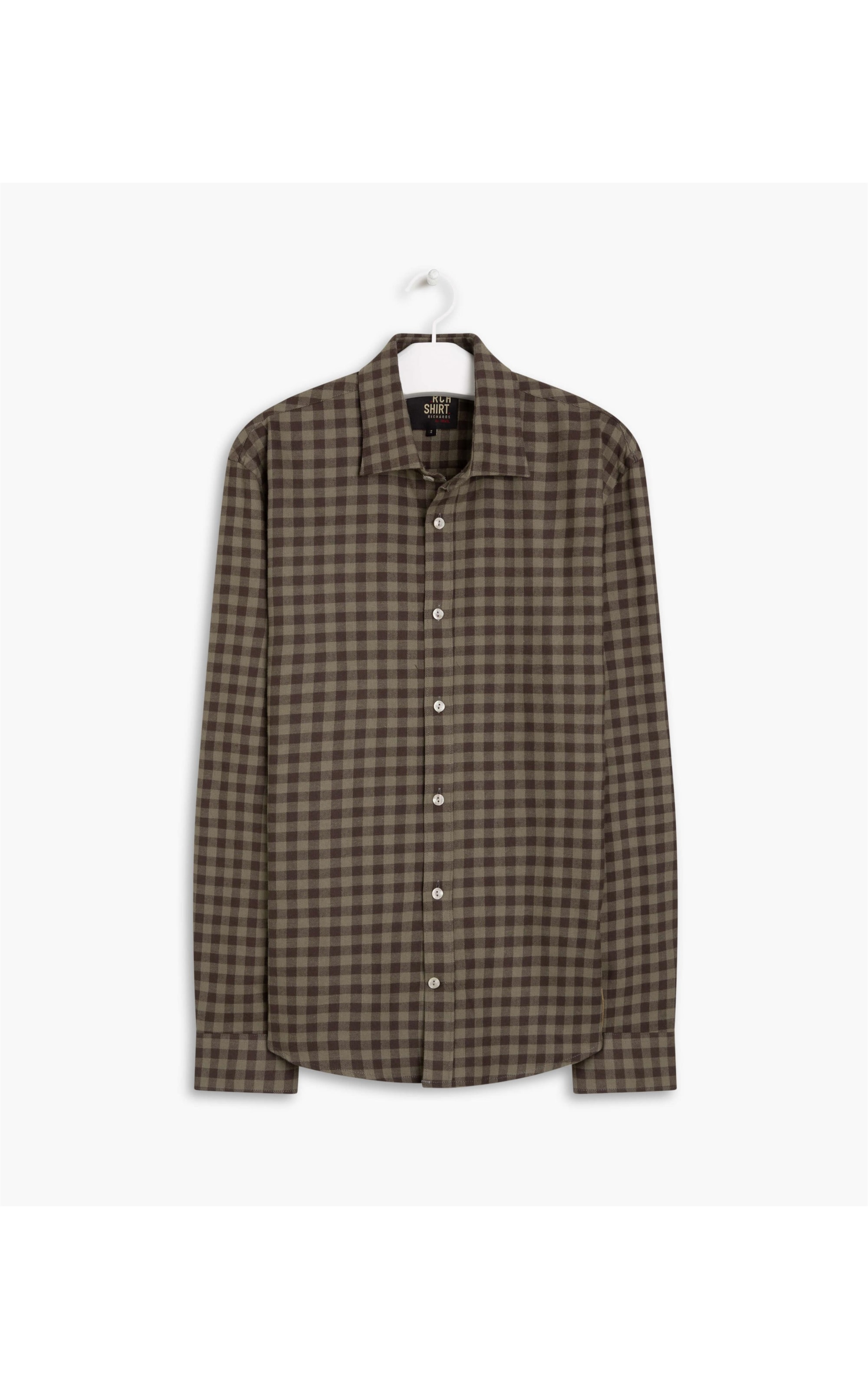 Camisa Piton Flanela Xadrez Tabaco