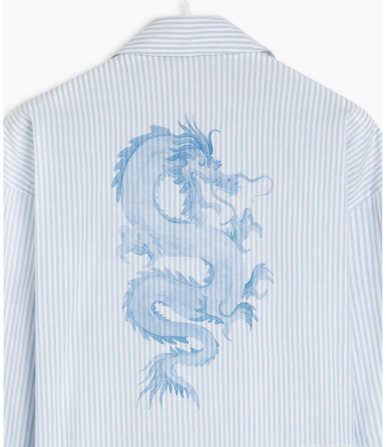 Camisa Piva Dragão Algodão Azul Claro