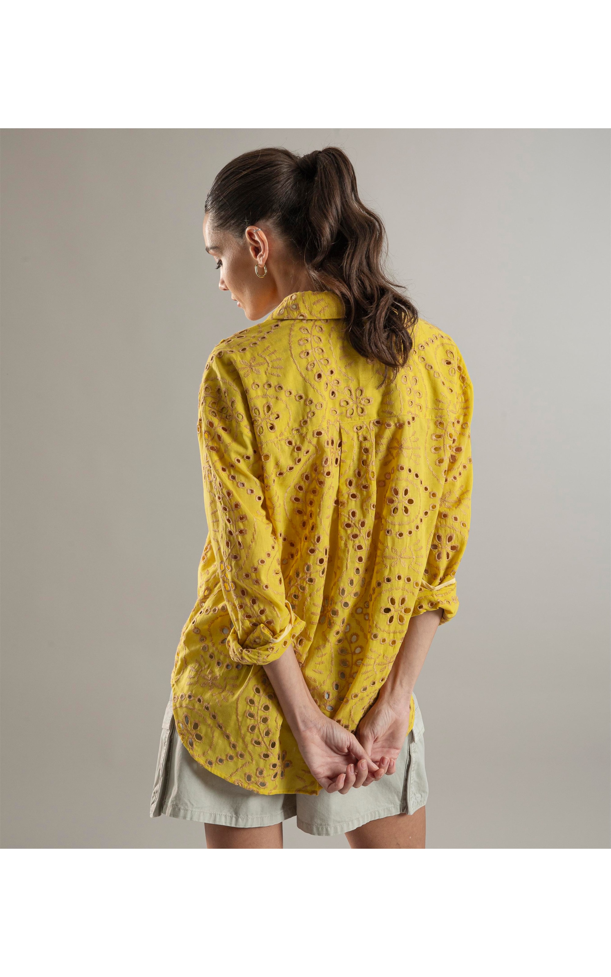 Camisa Piva Laise Mostarda