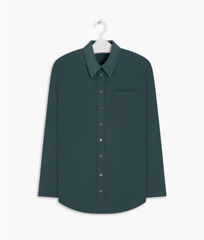 Camisa Piva Lisa Verde Jade