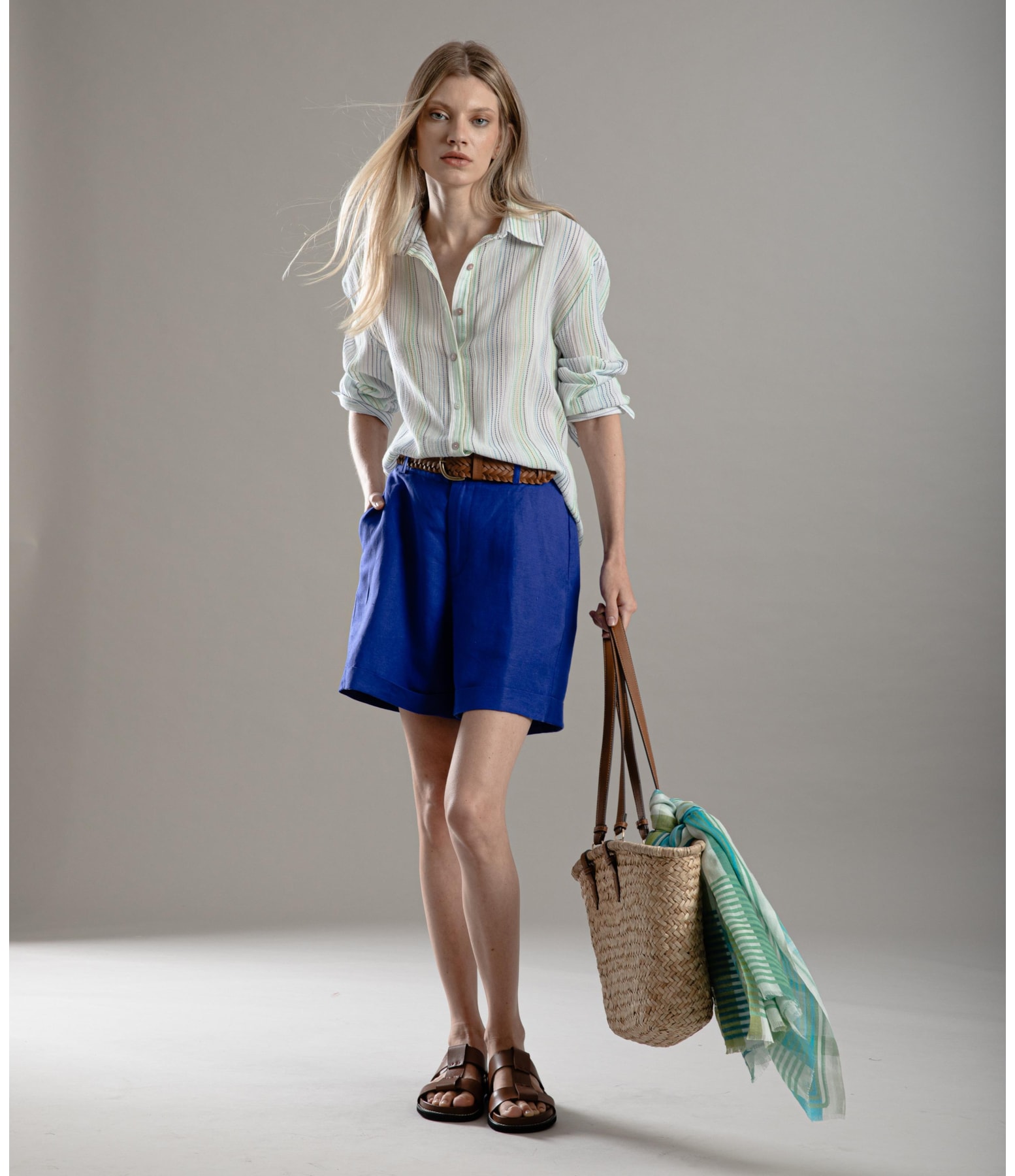 Camisa Piva Stripe Cotton Branco