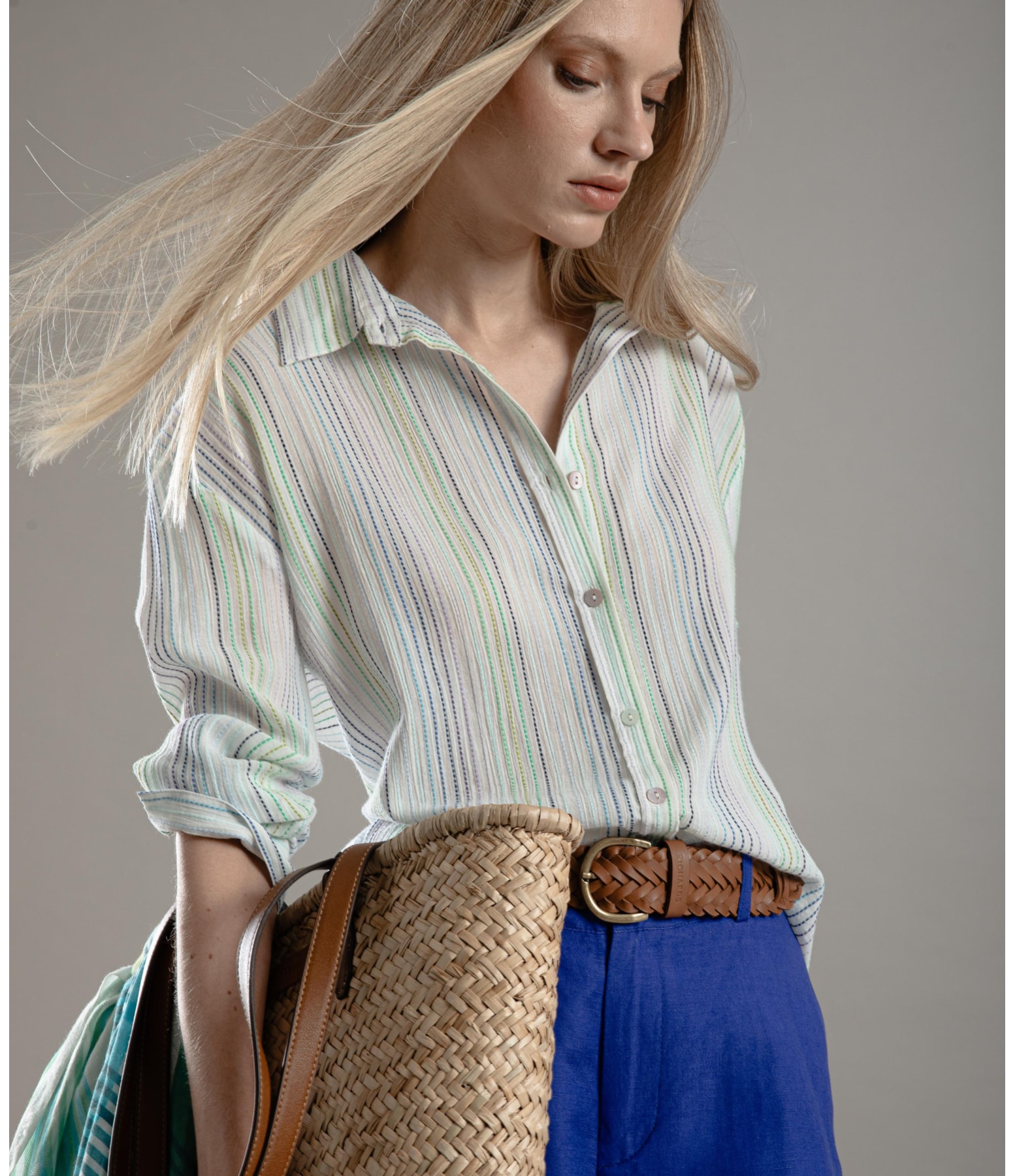 Camisa Piva Stripe Cotton Branco