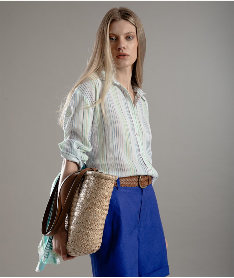 Camisa Piva Stripe Cotton Branco
