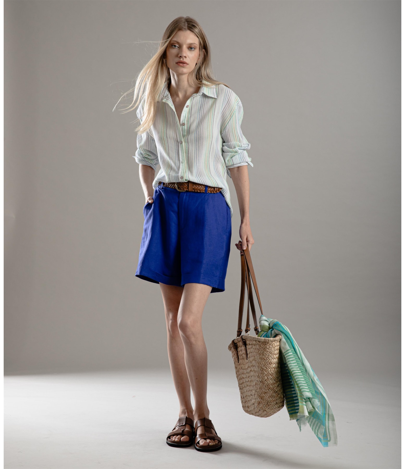 Camisa Piva Stripe Cotton Branco