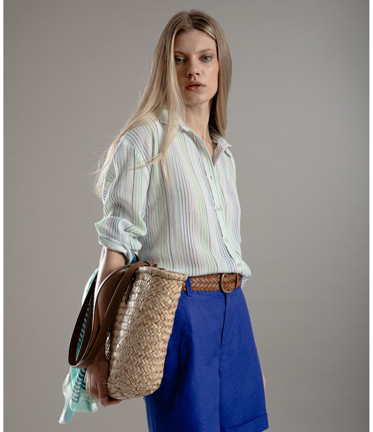 Camisa Piva Stripe Cotton Branco