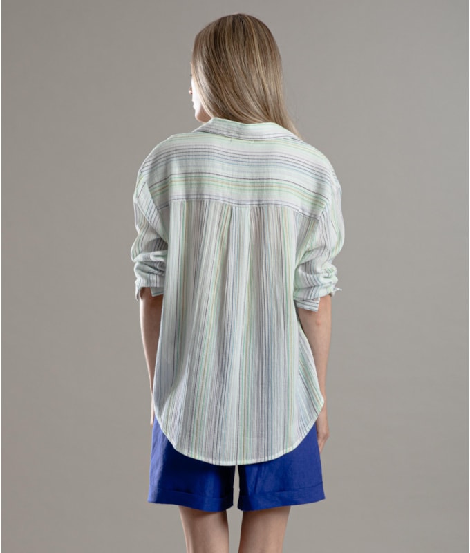 Camisa Piva Stripe Cotton Branco