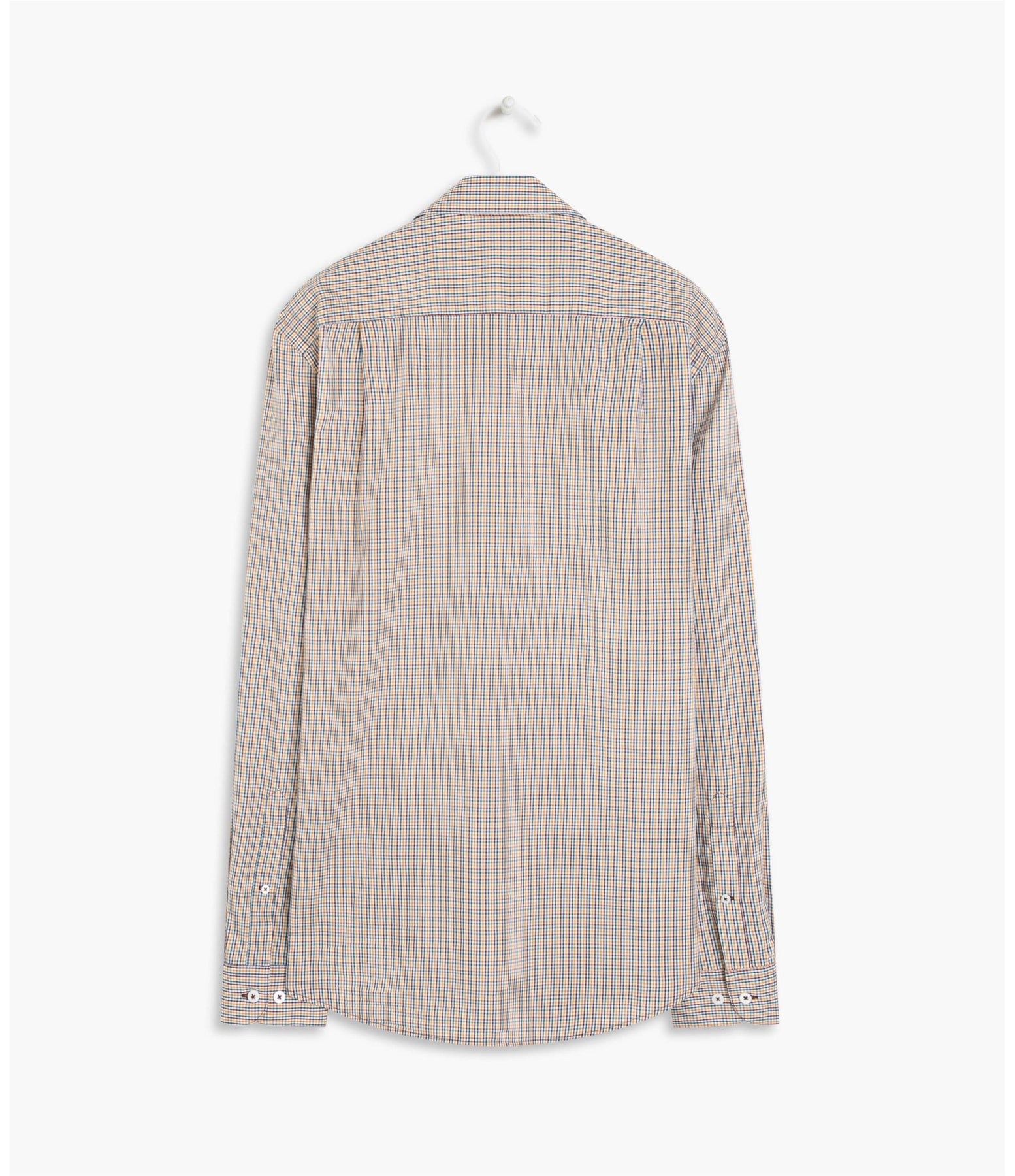Camisa Plínio Xadrez Ml Amarelo