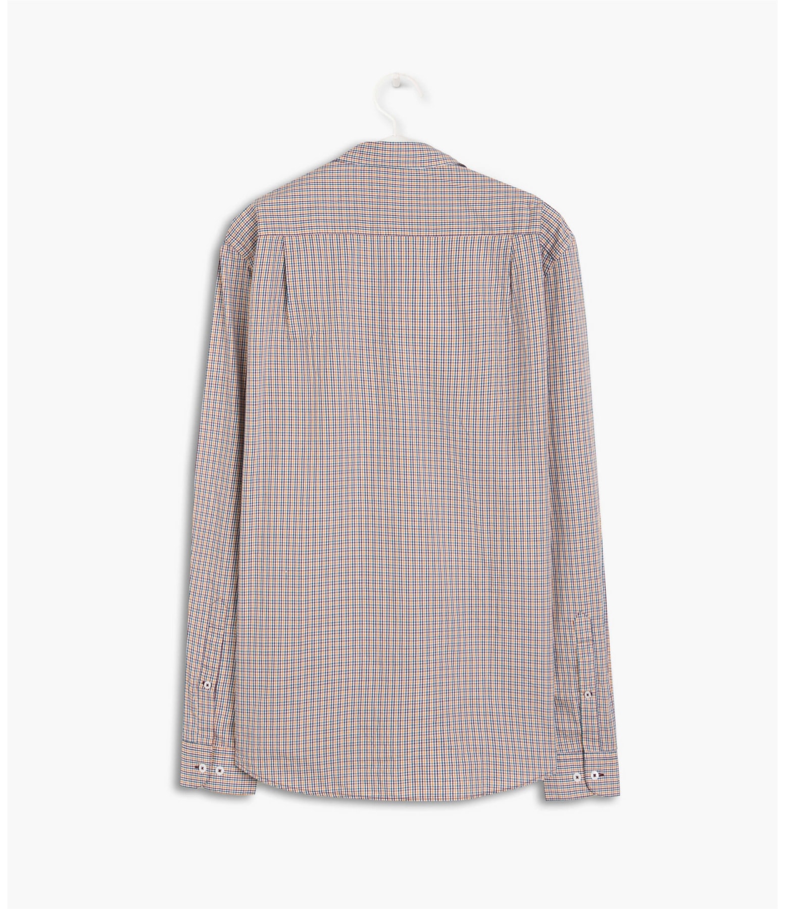 Camisa Plínio Xadrez Ml Dark Navy