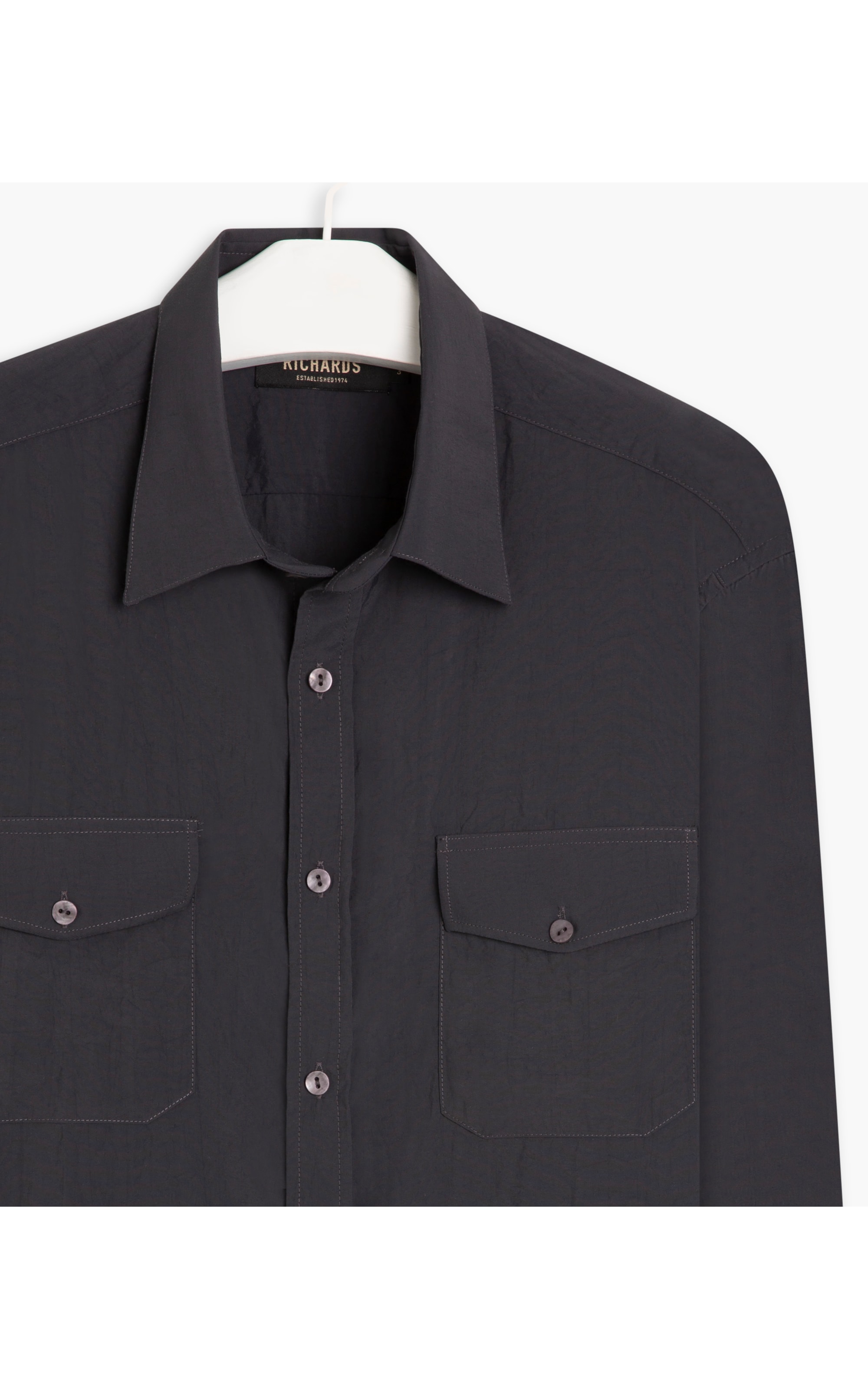  Camisa Pockets Amni Ml  Grafite