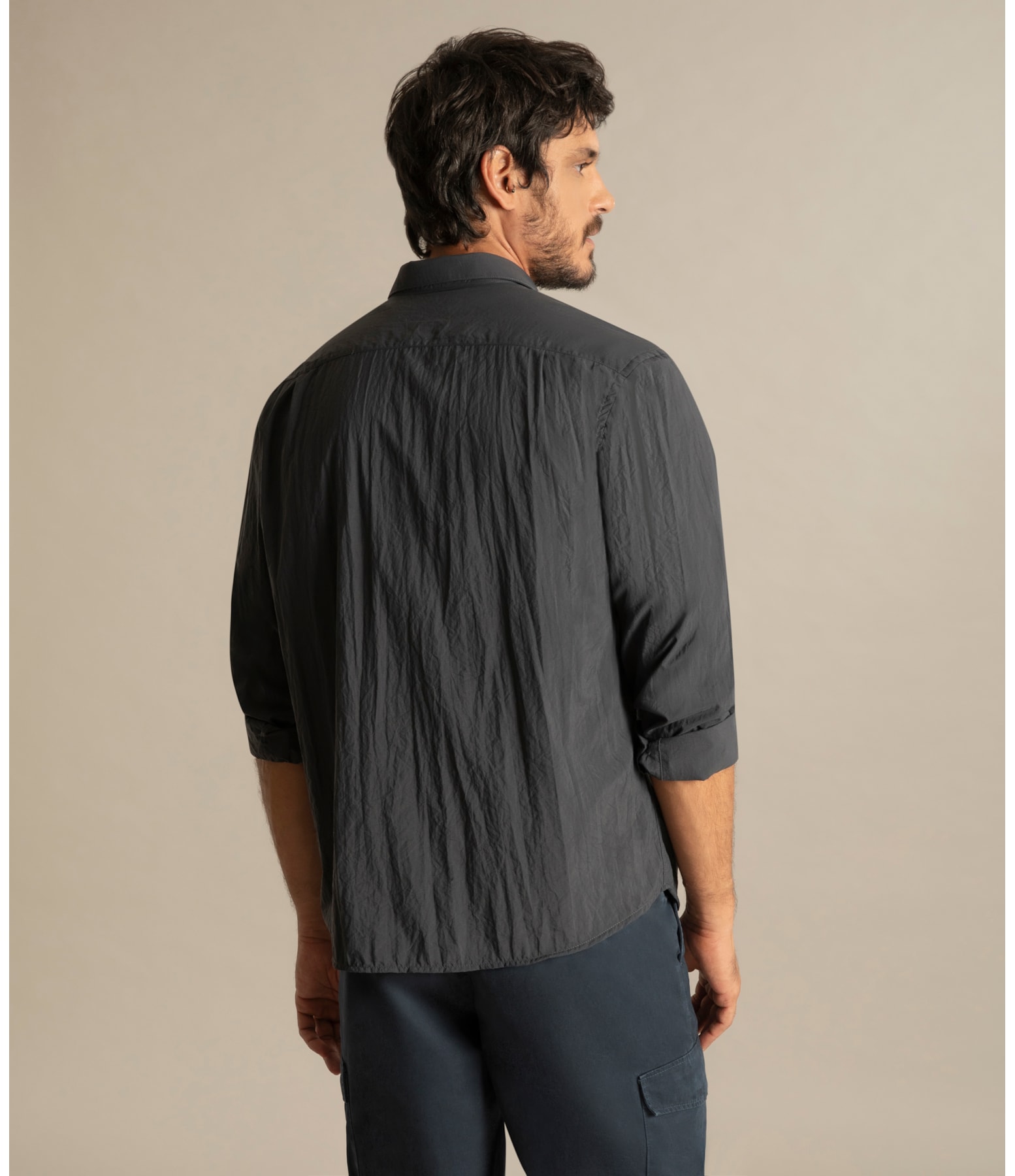  Camisa Pockets Amni Ml  Grafite