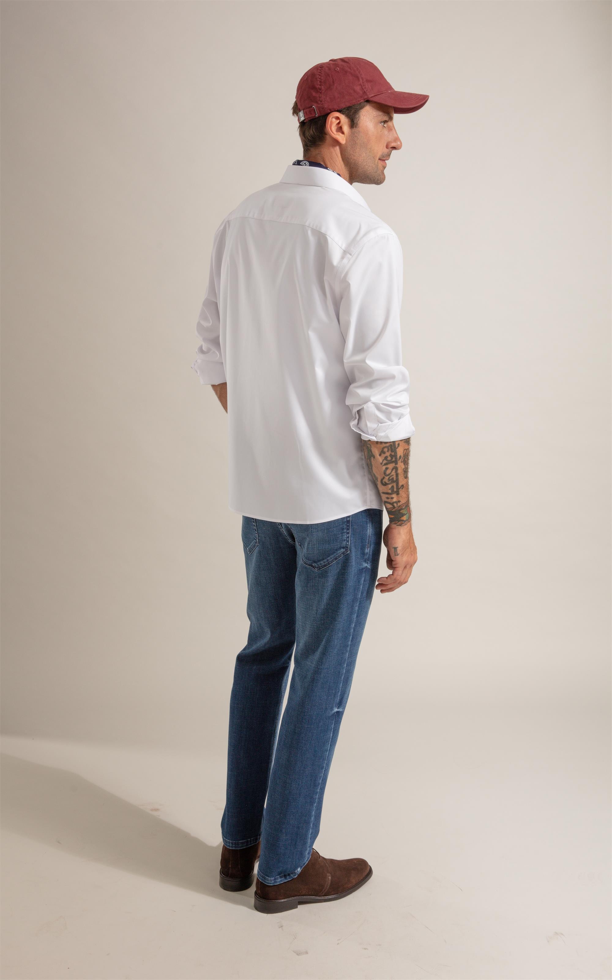 Camisa  Poli Bambu Classic St Ml Branco
