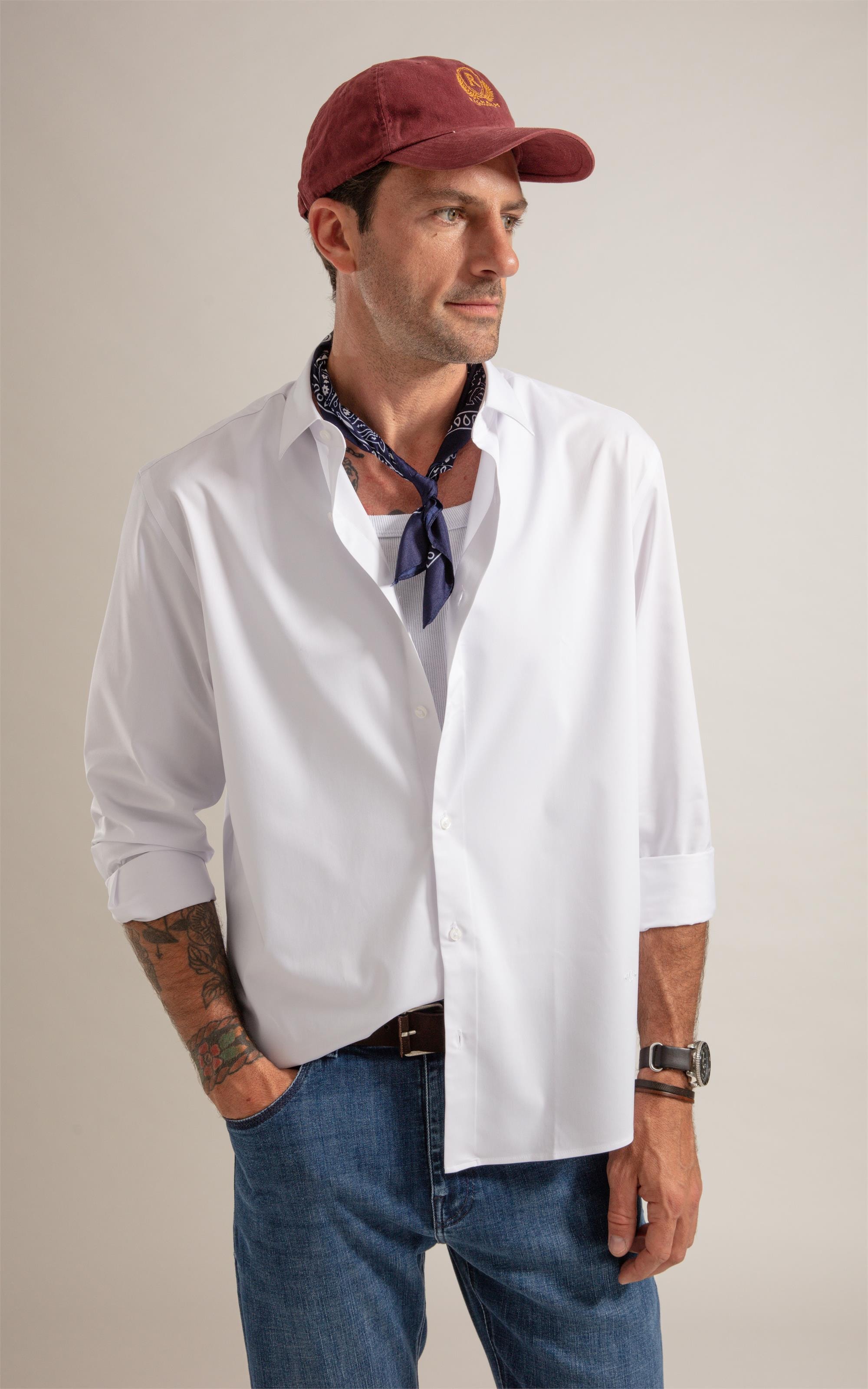 Camisa  Poli Bambu Classic St Ml Branco