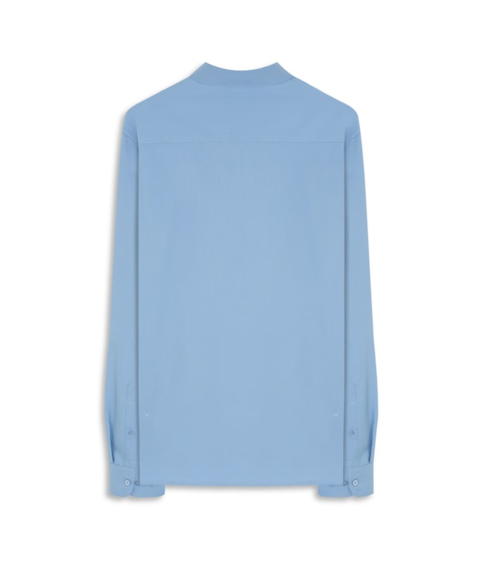 Camisa Politech Bambu Ml Azul Claro