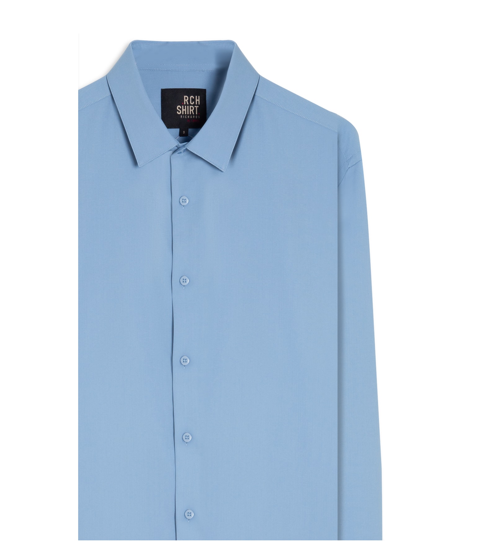 Camisa Politech Bambu Ml Azul Claro