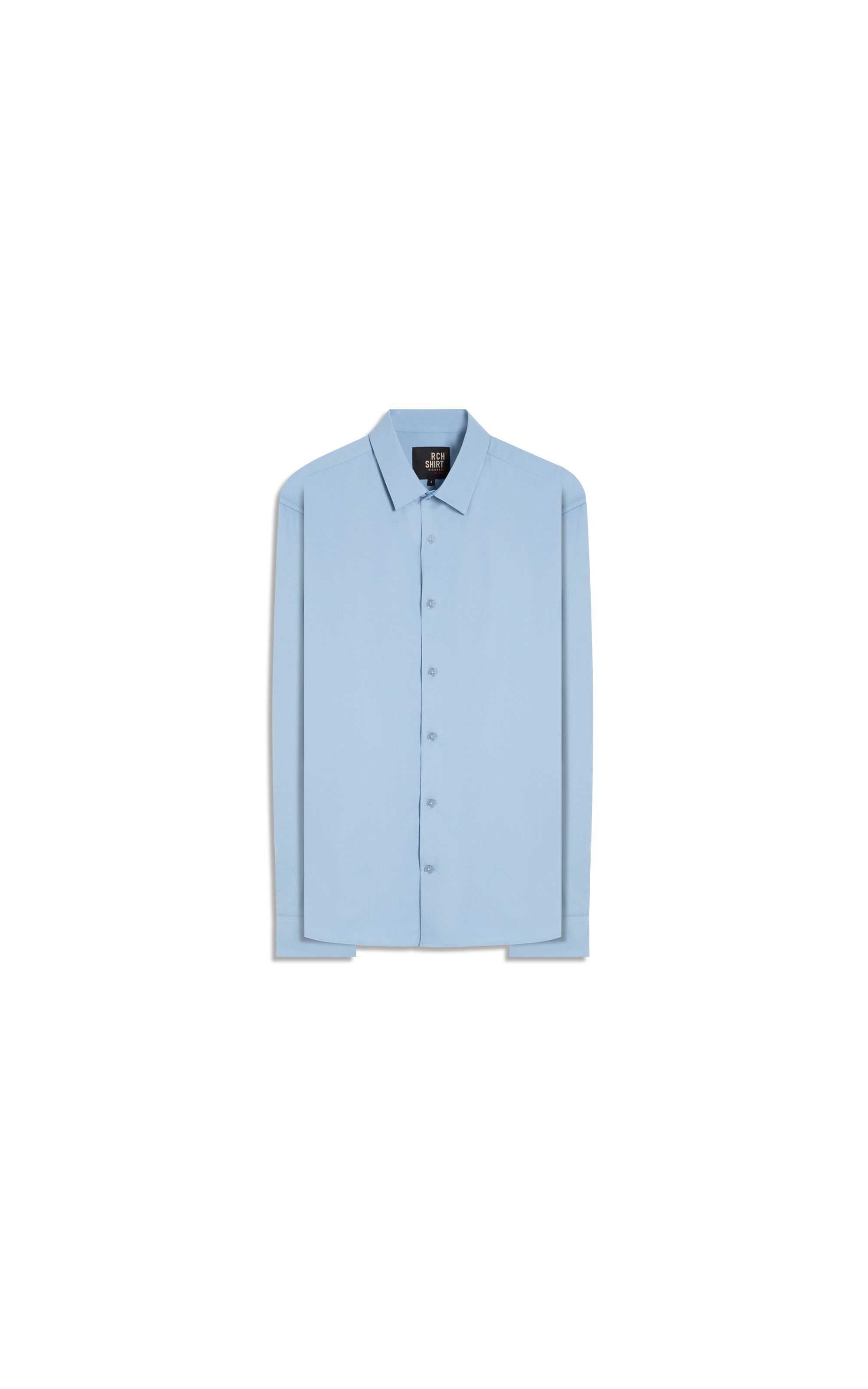 Camisa Politech Bambu Ml Azul Seco