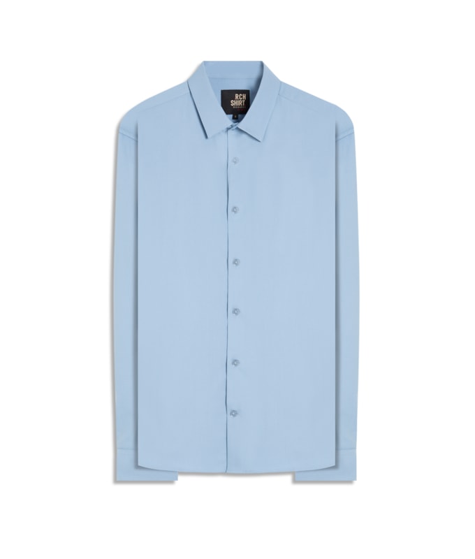 Camisa Politech Bambu Ml Azul Seco