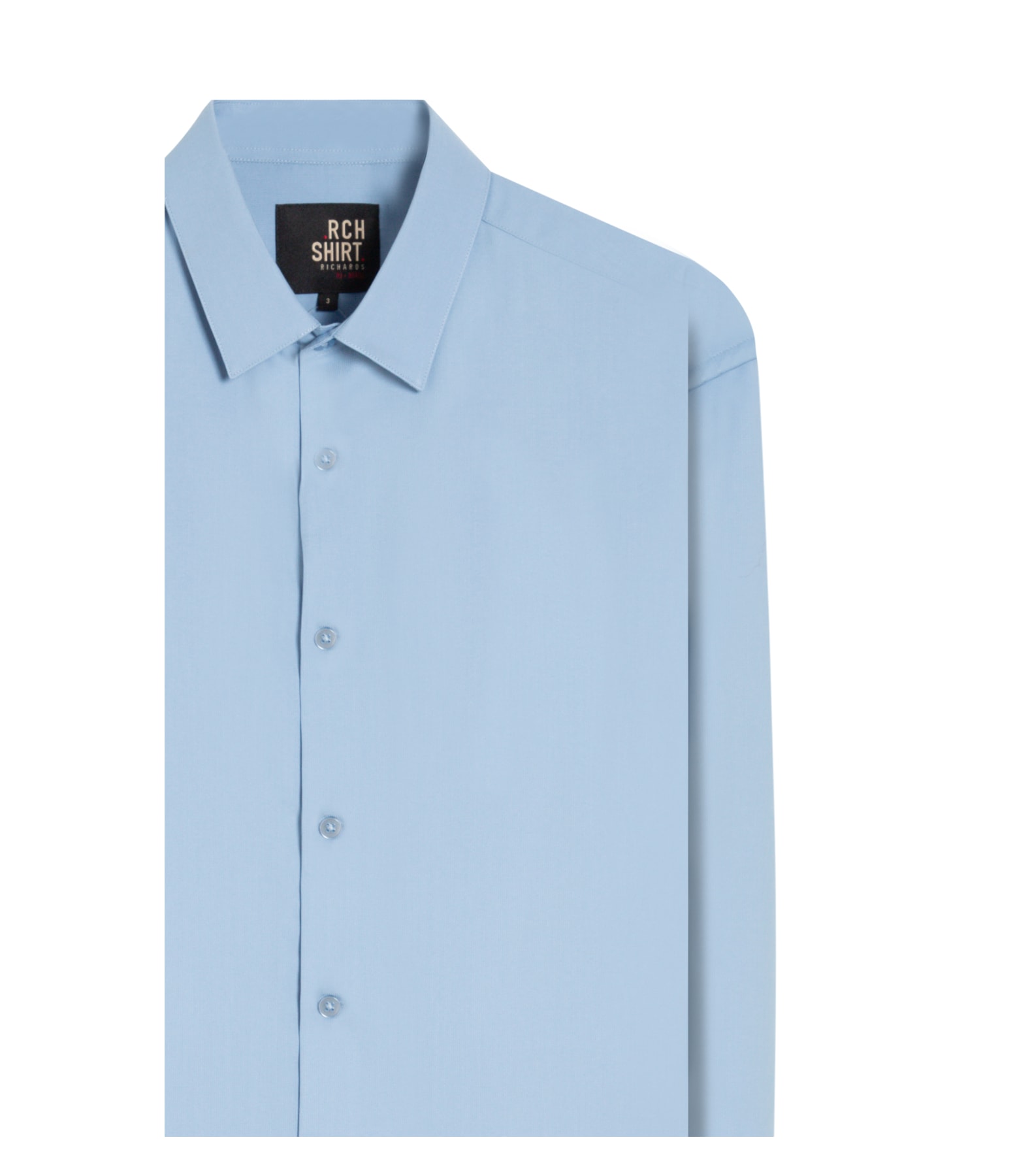 Camisa Politech Bambu Ml Azul Seco