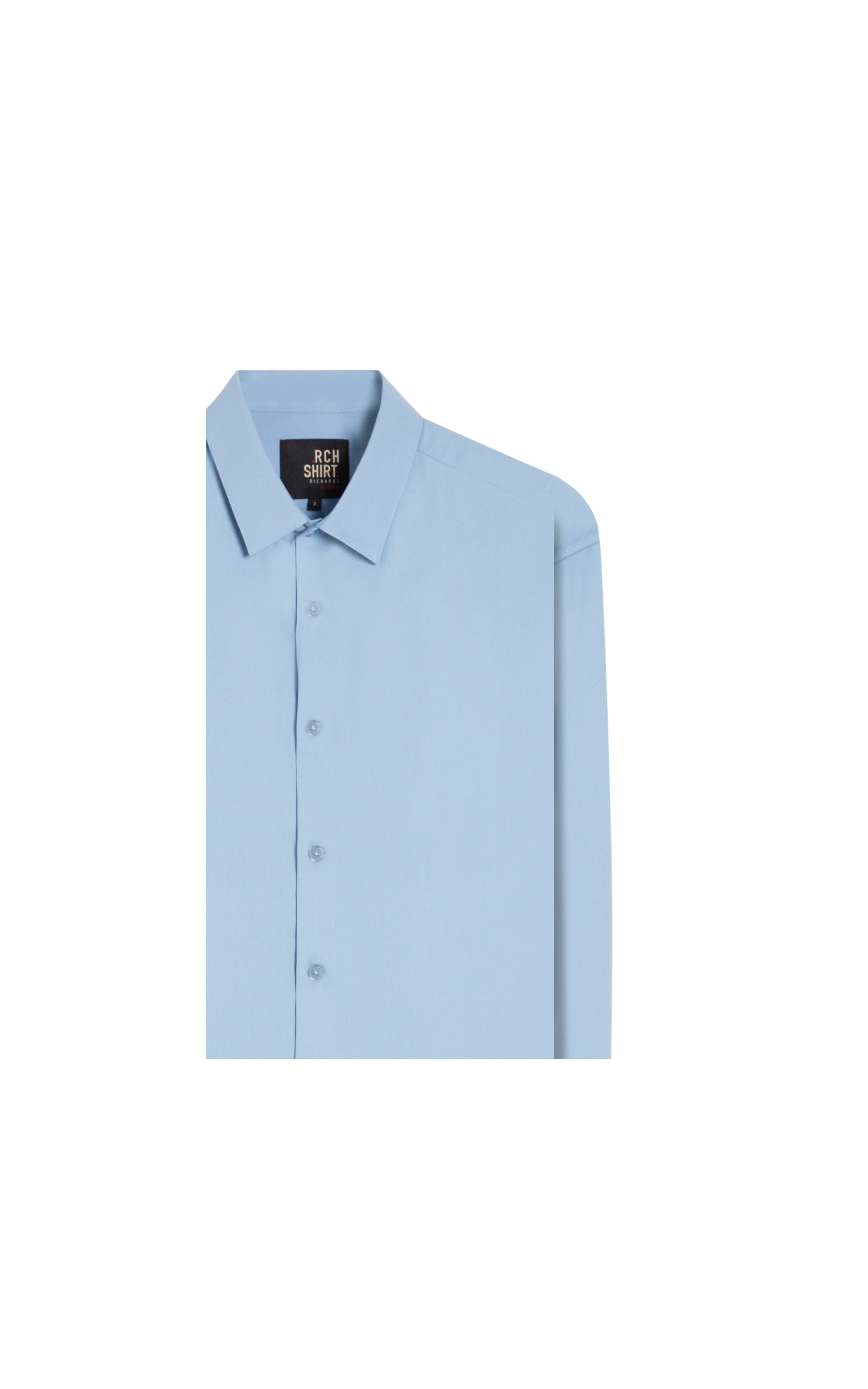 Camisa Politech Bambu Ml Azul Seco