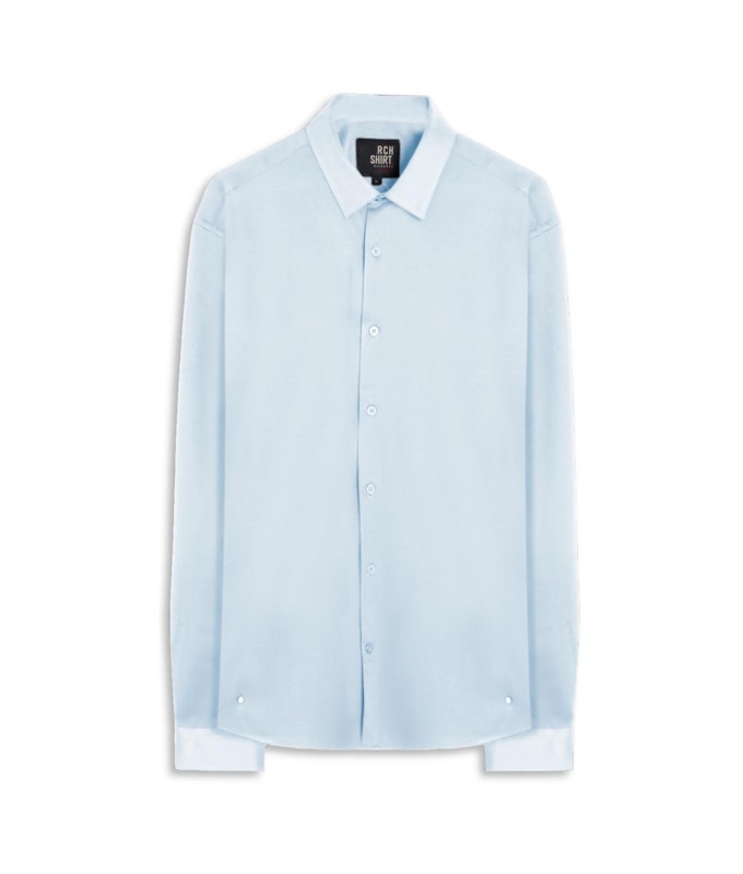 Camisa Politech Ml Azul Chofer