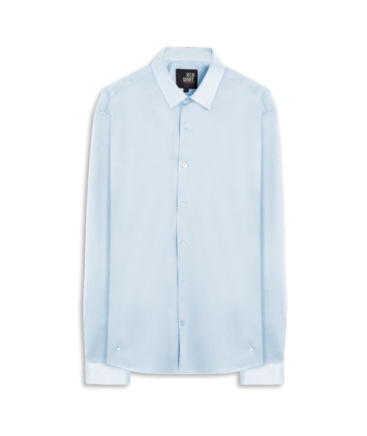 Camisa Politech Ml Azul Chofer
