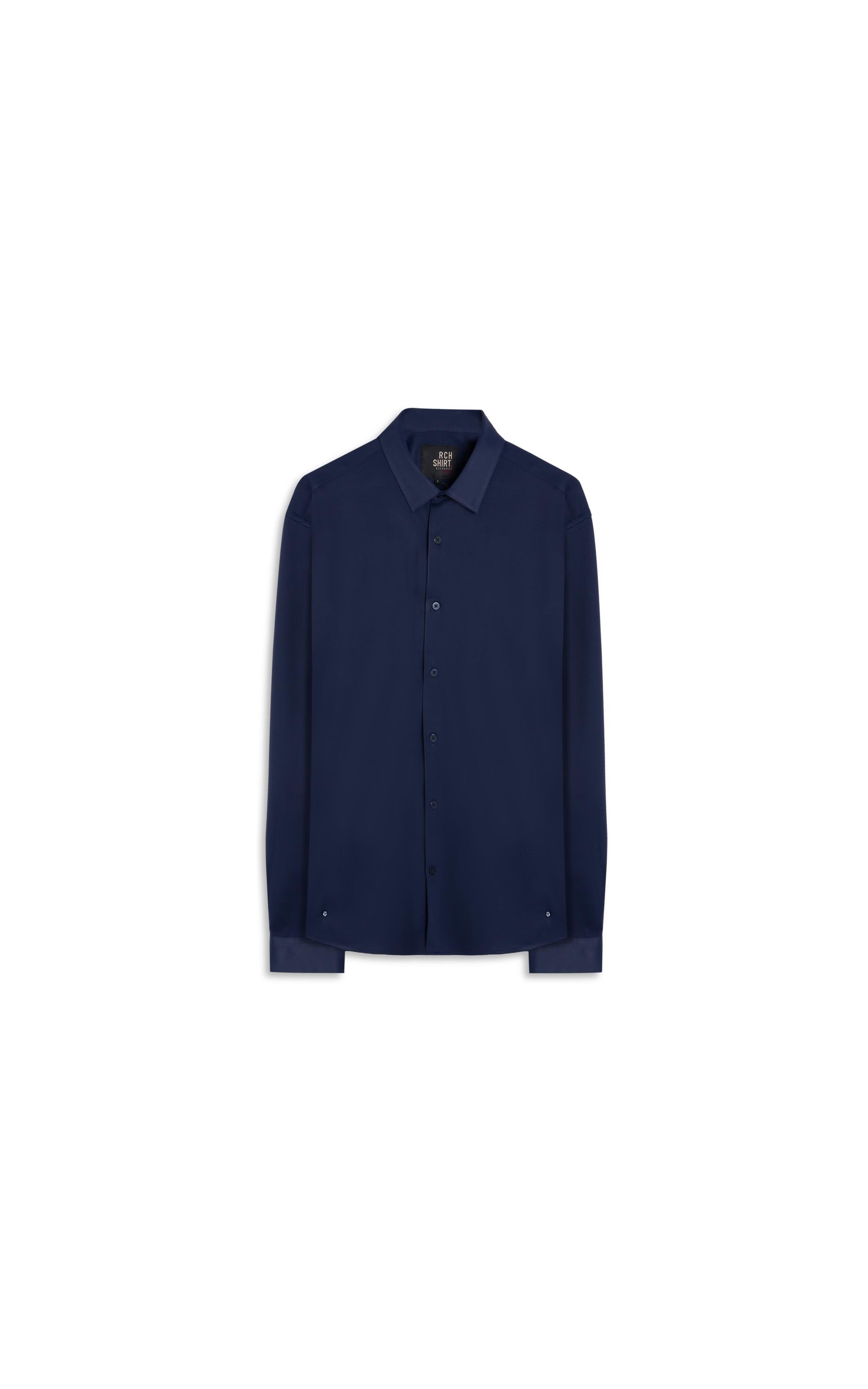 Camisa Politech Ml Dark Navy