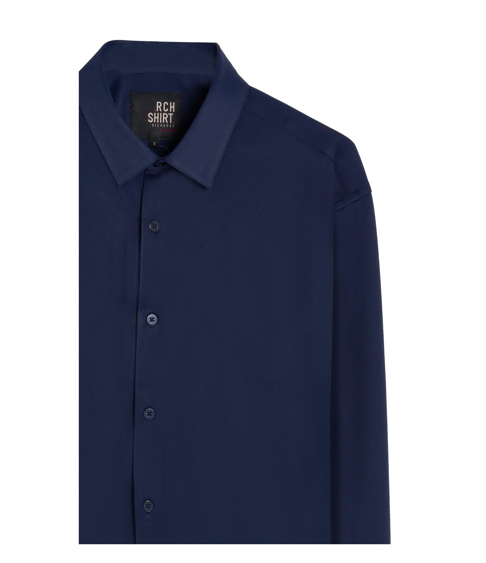 Camisa Politech Ml Dark Navy