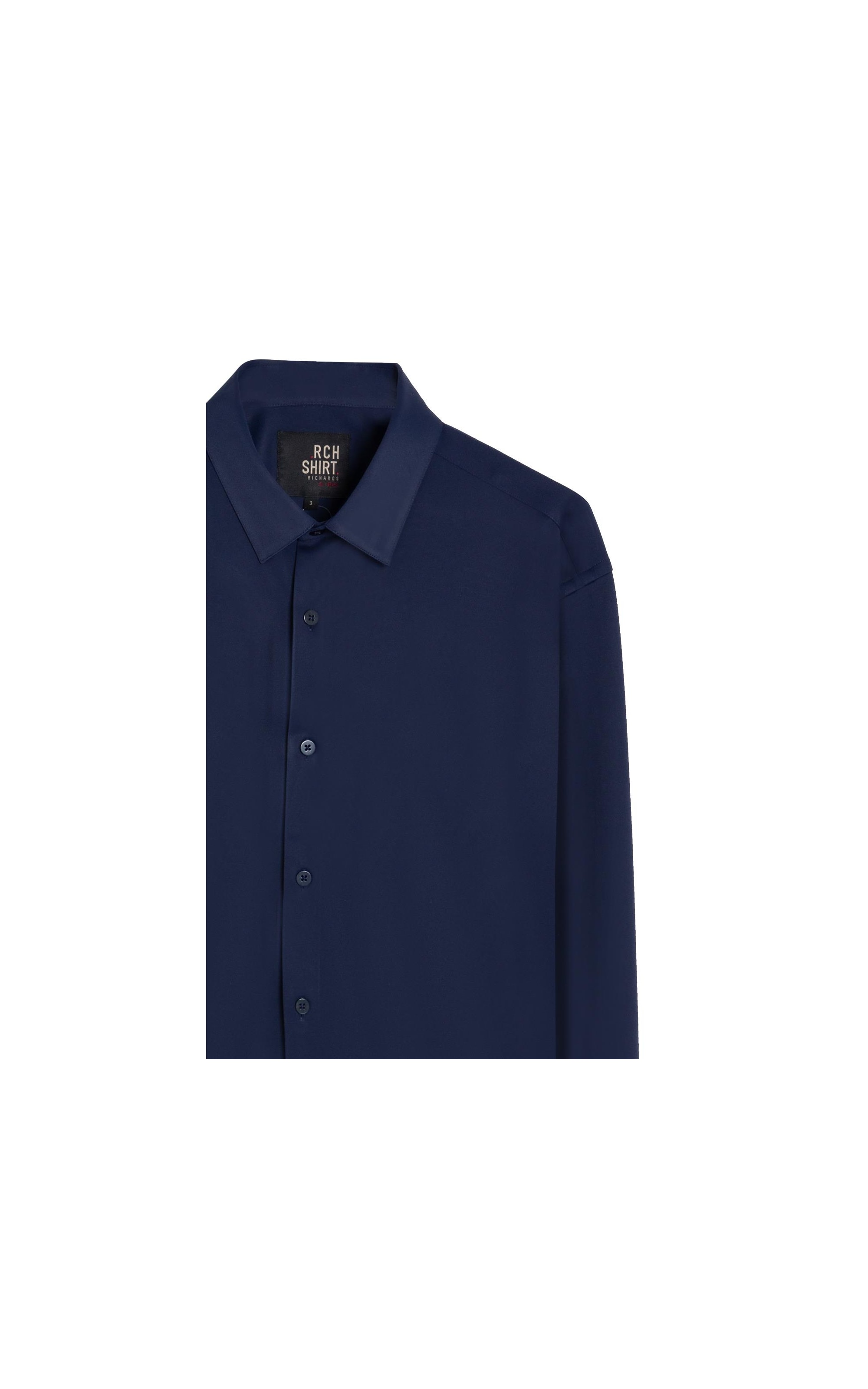 Camisa Politech Ml Dark Navy