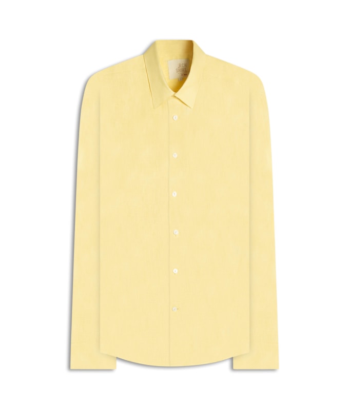 Camisa  Puro Linho Amarelo i