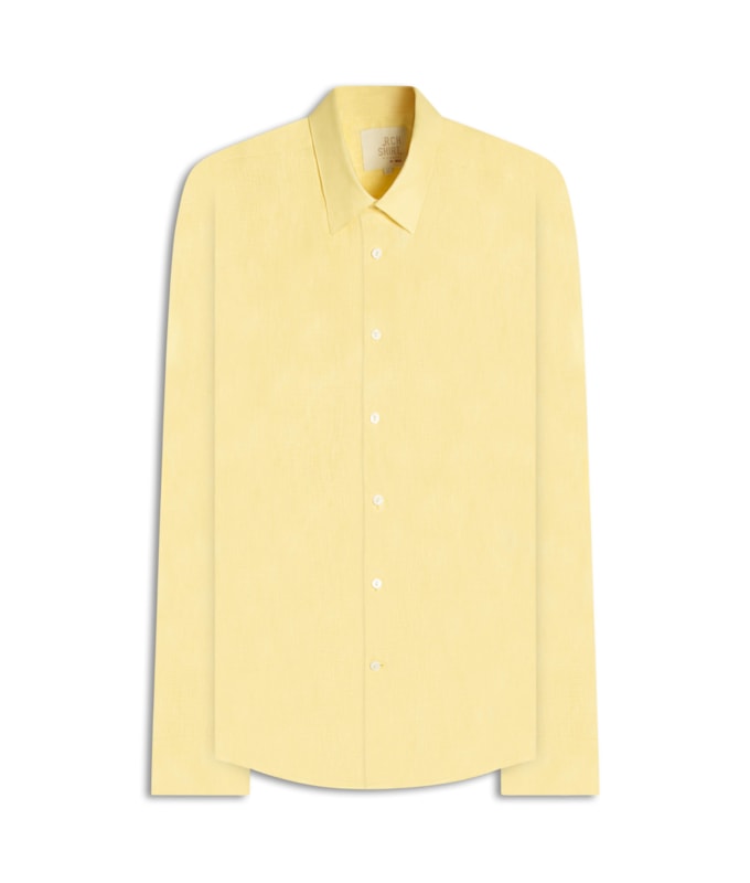 Camisa  Puro Linho Amarelo i