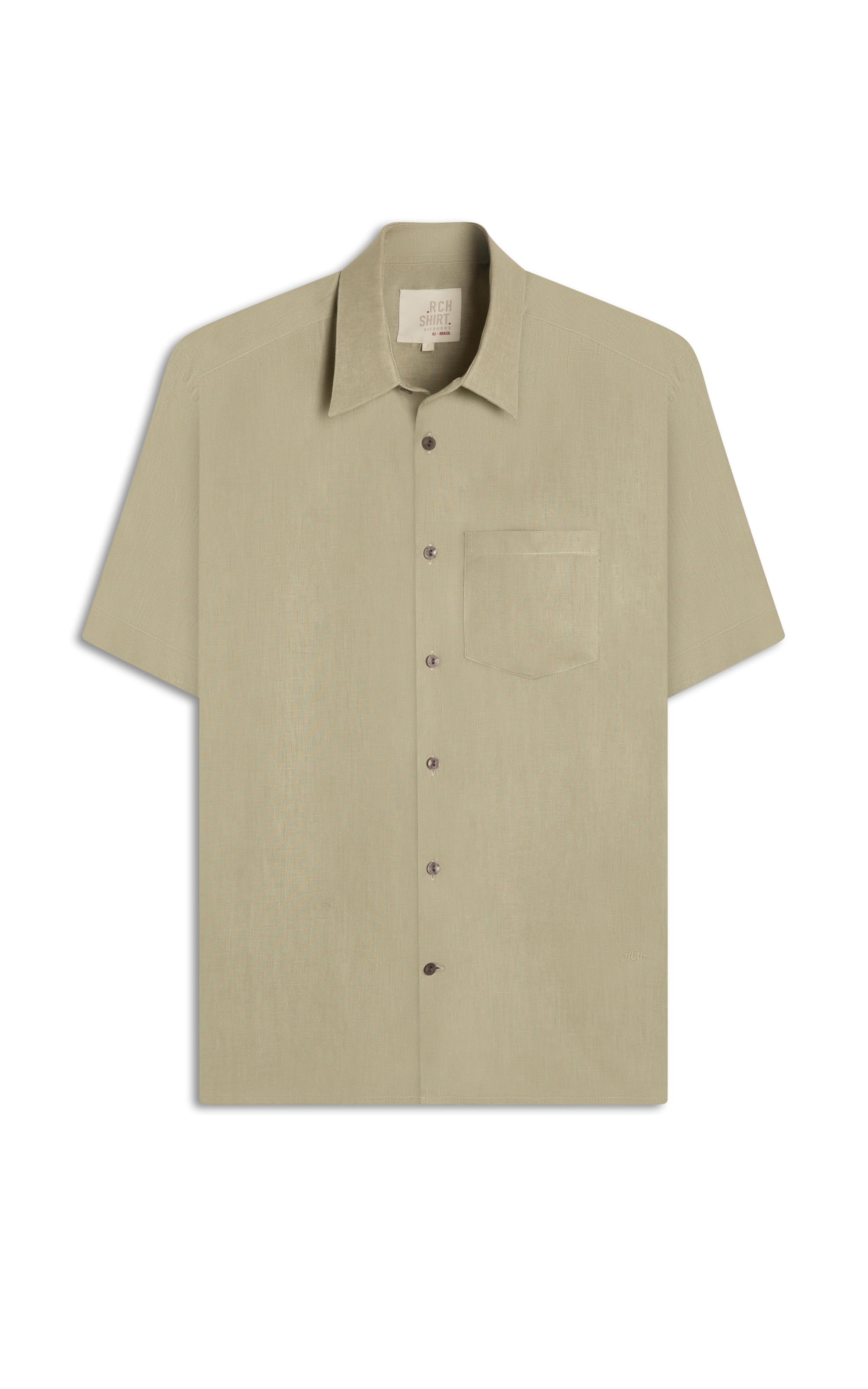 Camisa Puro Linho Areia