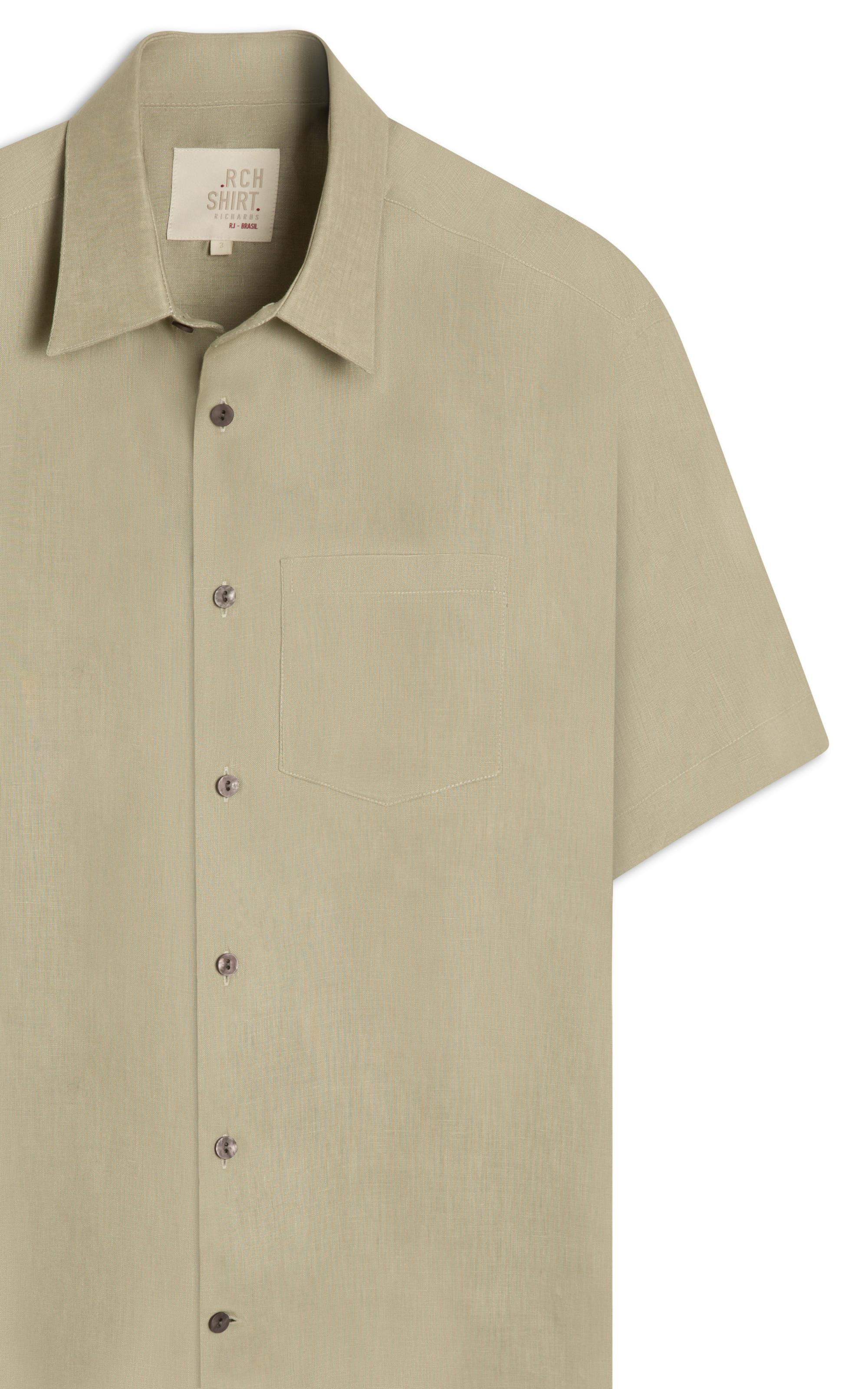Camisa Puro Linho Areia
