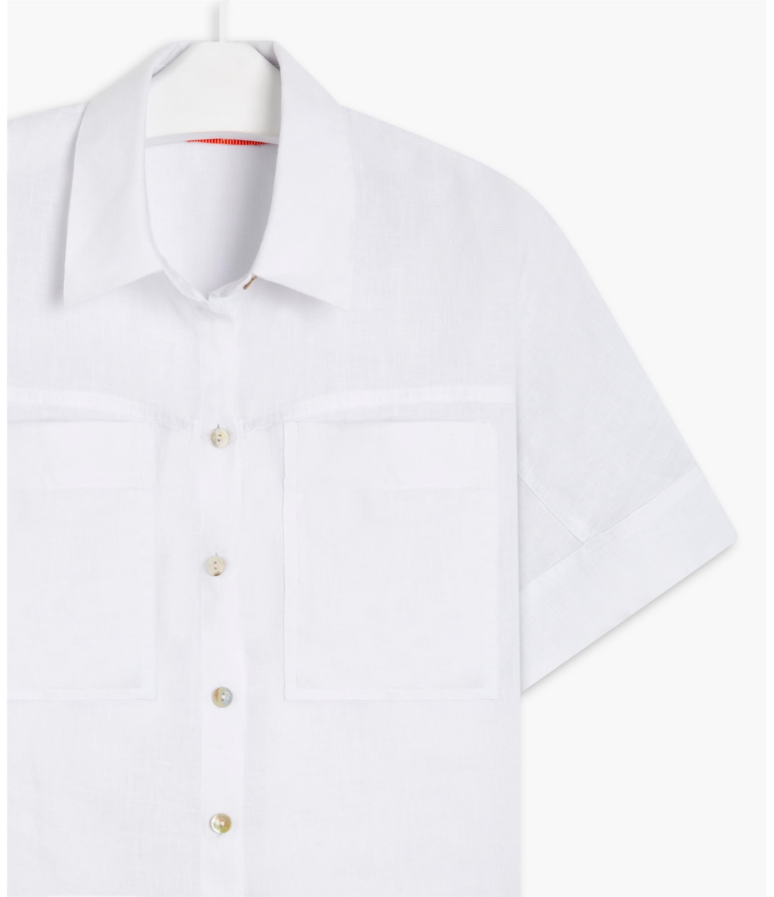 Camisa  Puro Linho  Aster Branco