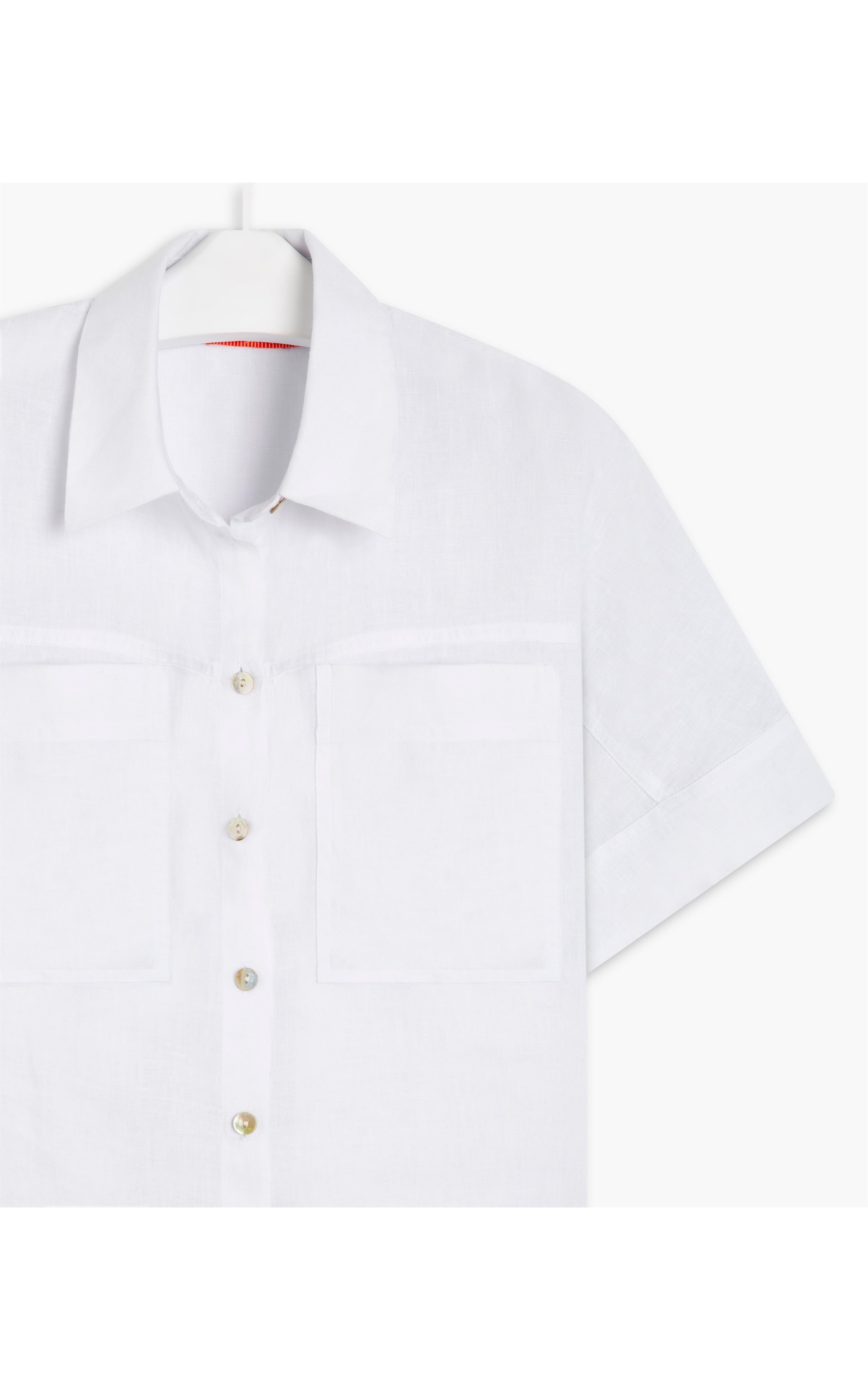 Camisa  Puro Linho  Aster Branco