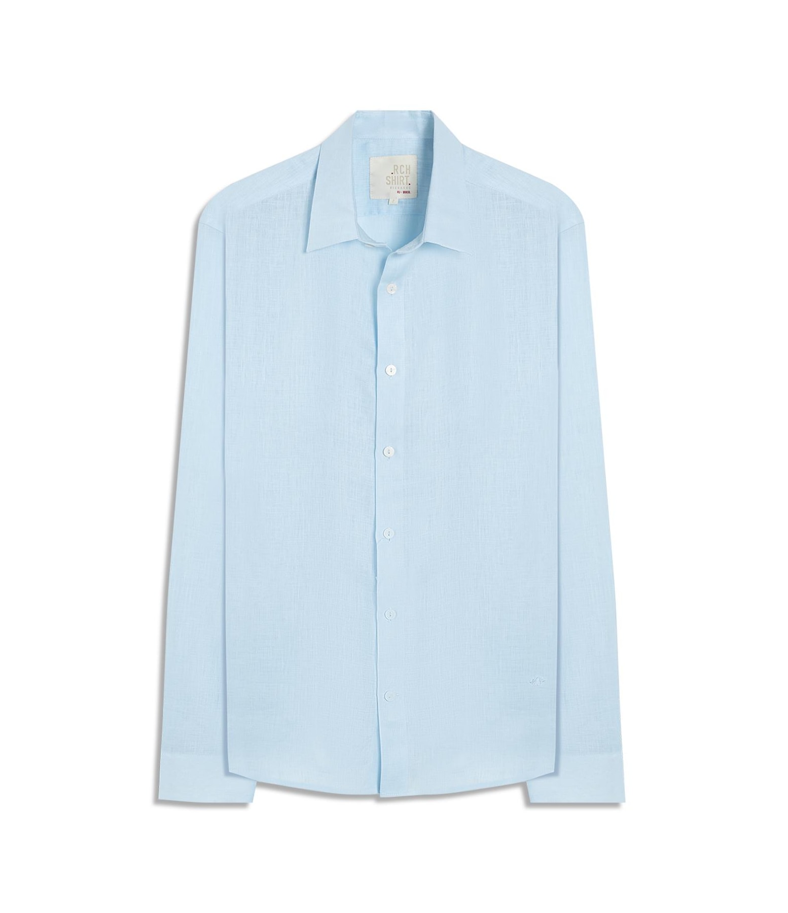 Camisa  Puro Linho Azul Claro i