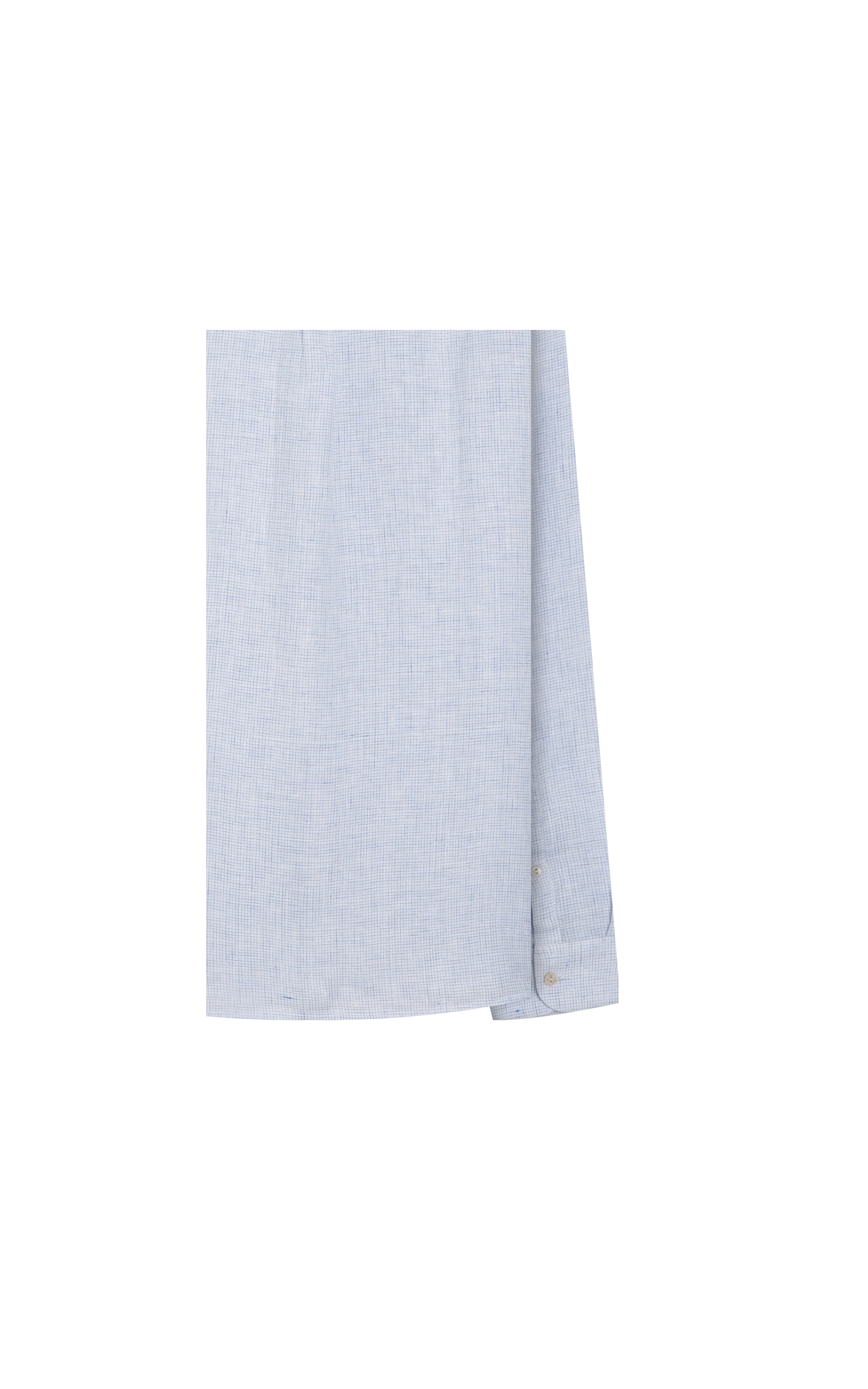 Camisa  Puro Linho  Blend Amarilina Ml Azul Claro