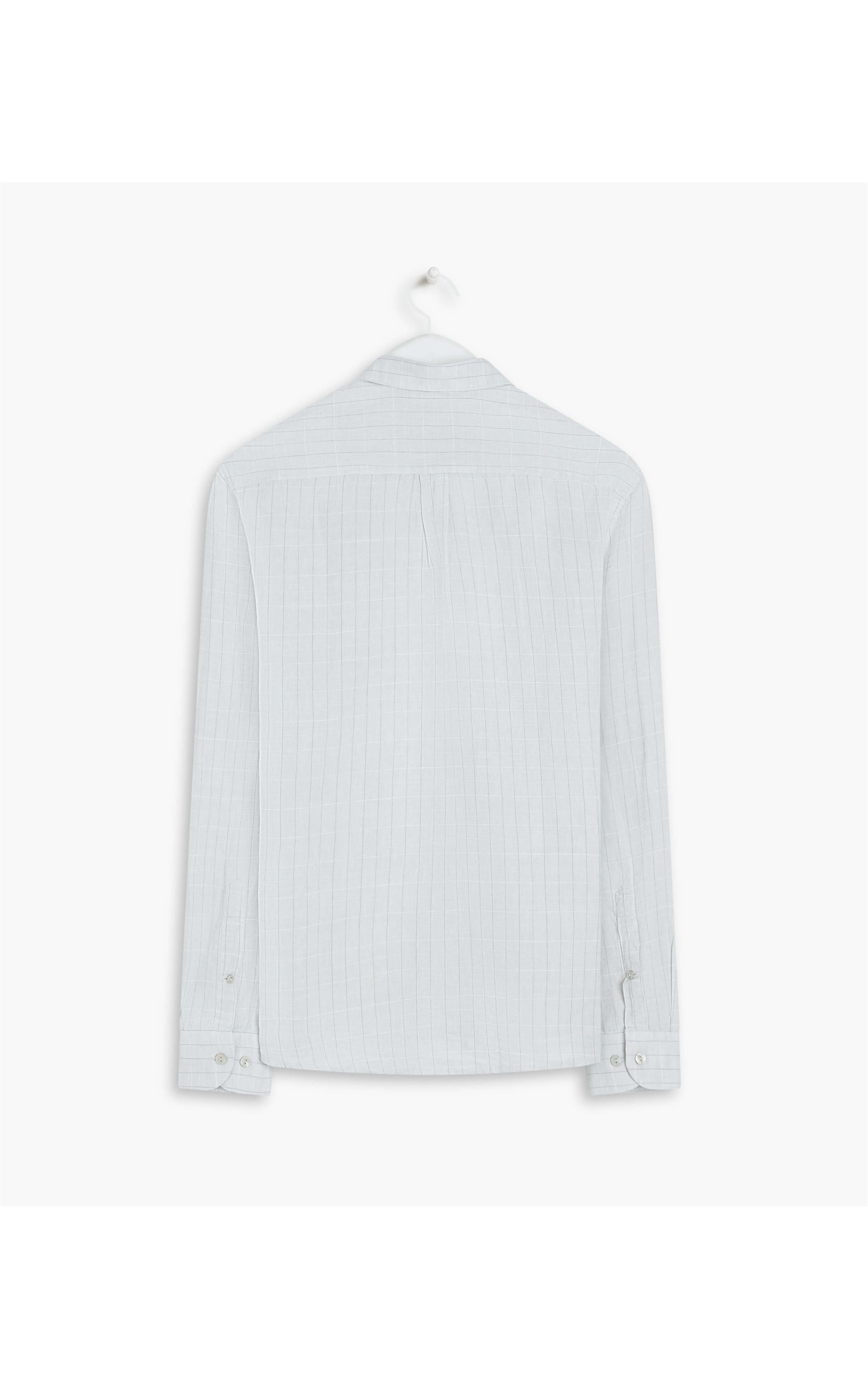 Camisa  Puro Linho  Bora Bora Cinza Claro
