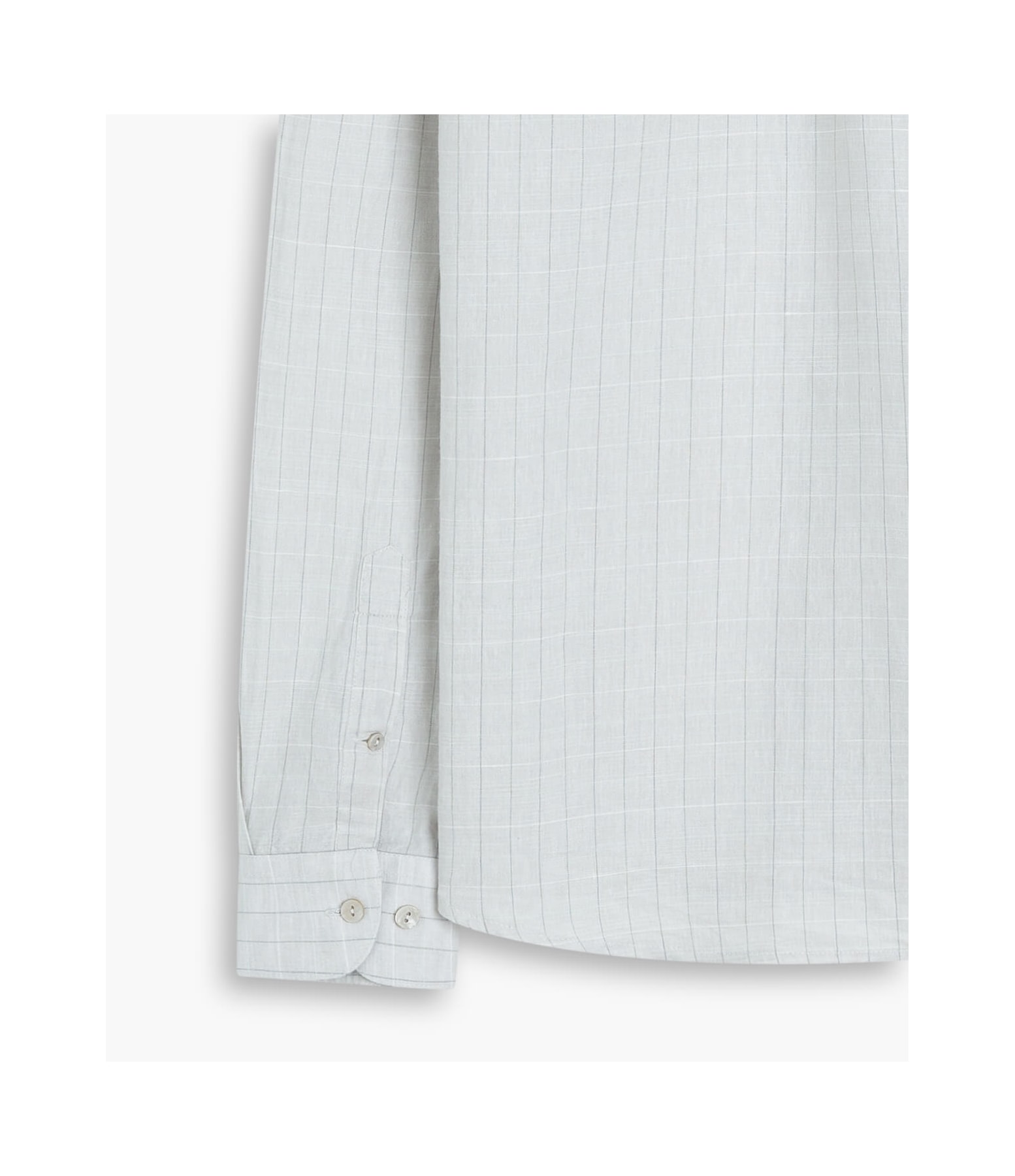Camisa  Puro Linho  Bora Bora Cinza Claro