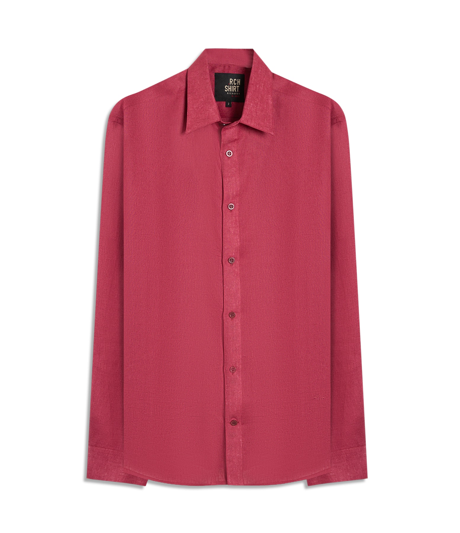 Camisa  Puro Linho Bordeaux