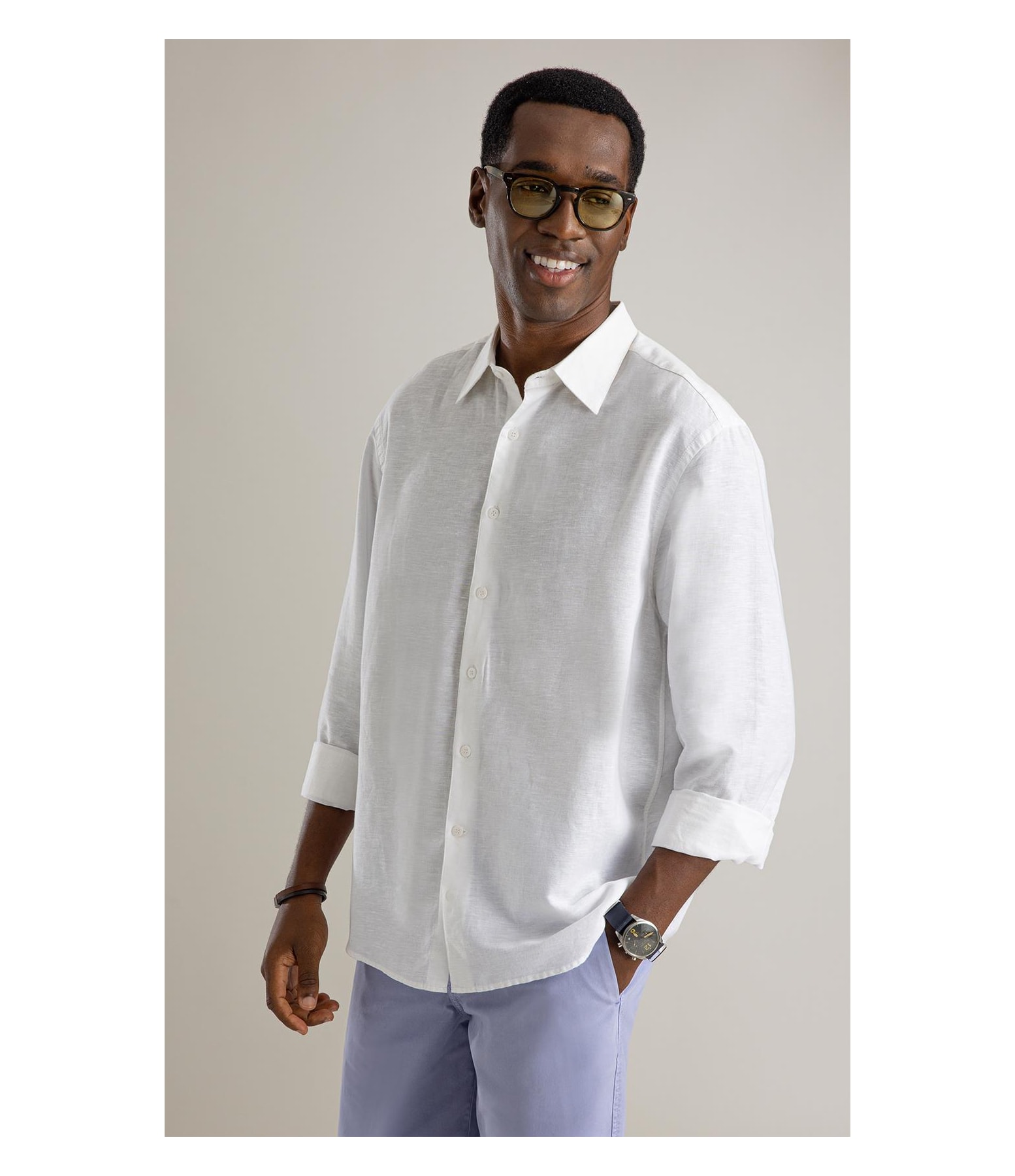 Camisa  Puro Linho Branco