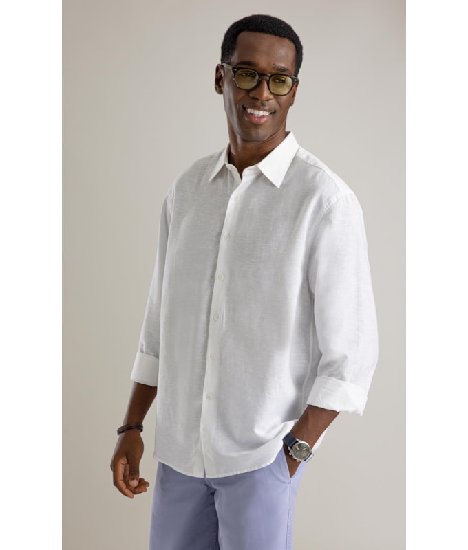 Camisa  Puro Linho Branco