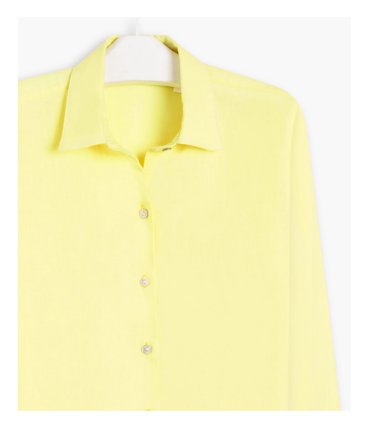 Camisa  Puro Linho  Bravus Amarelo
