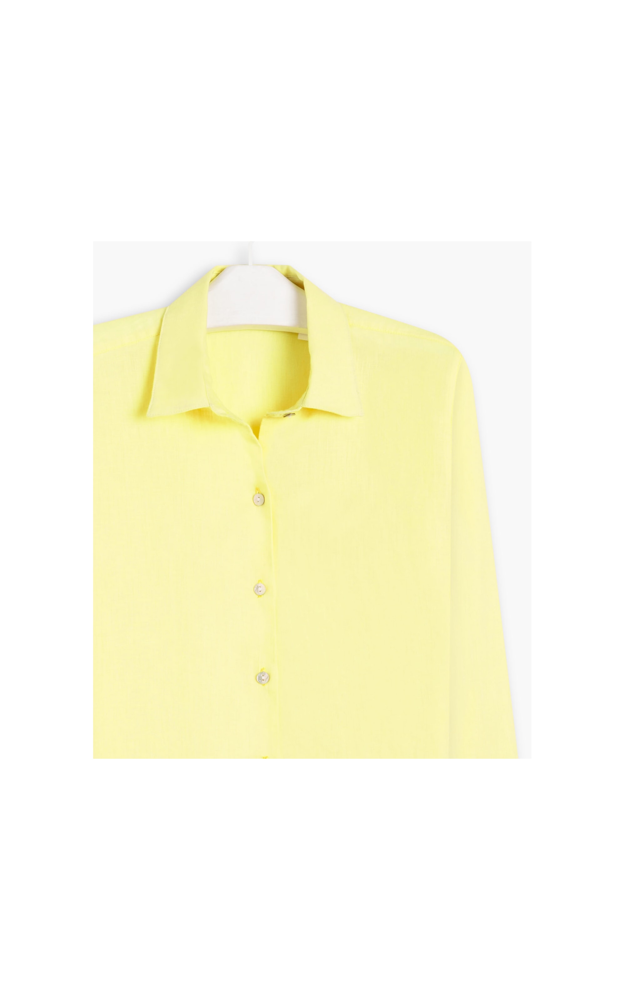 Camisa  Puro Linho  Bravus Amarelo