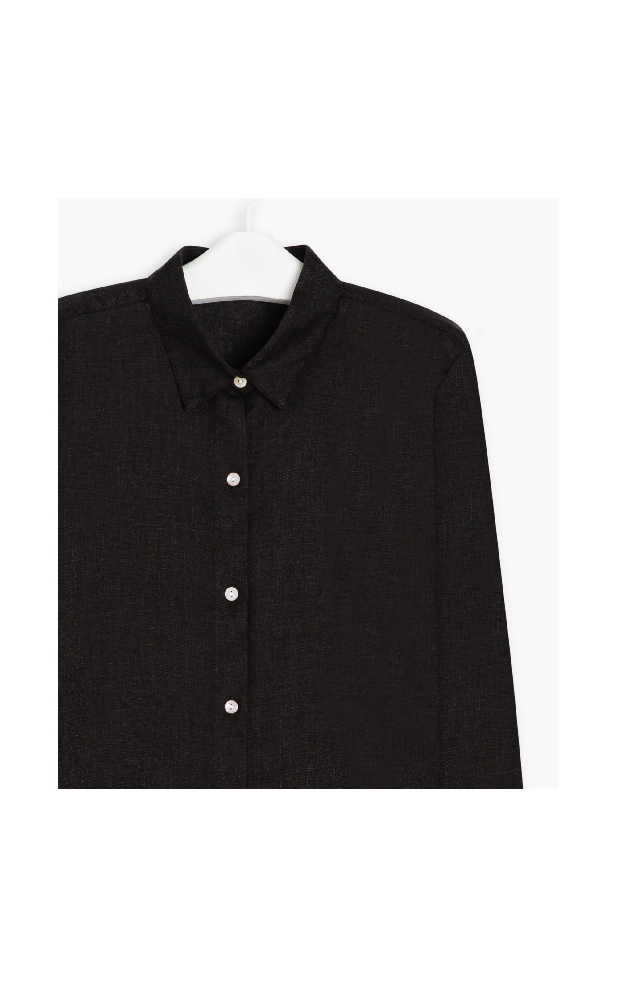 Camisa  Puro Linho  Bravus Preto
