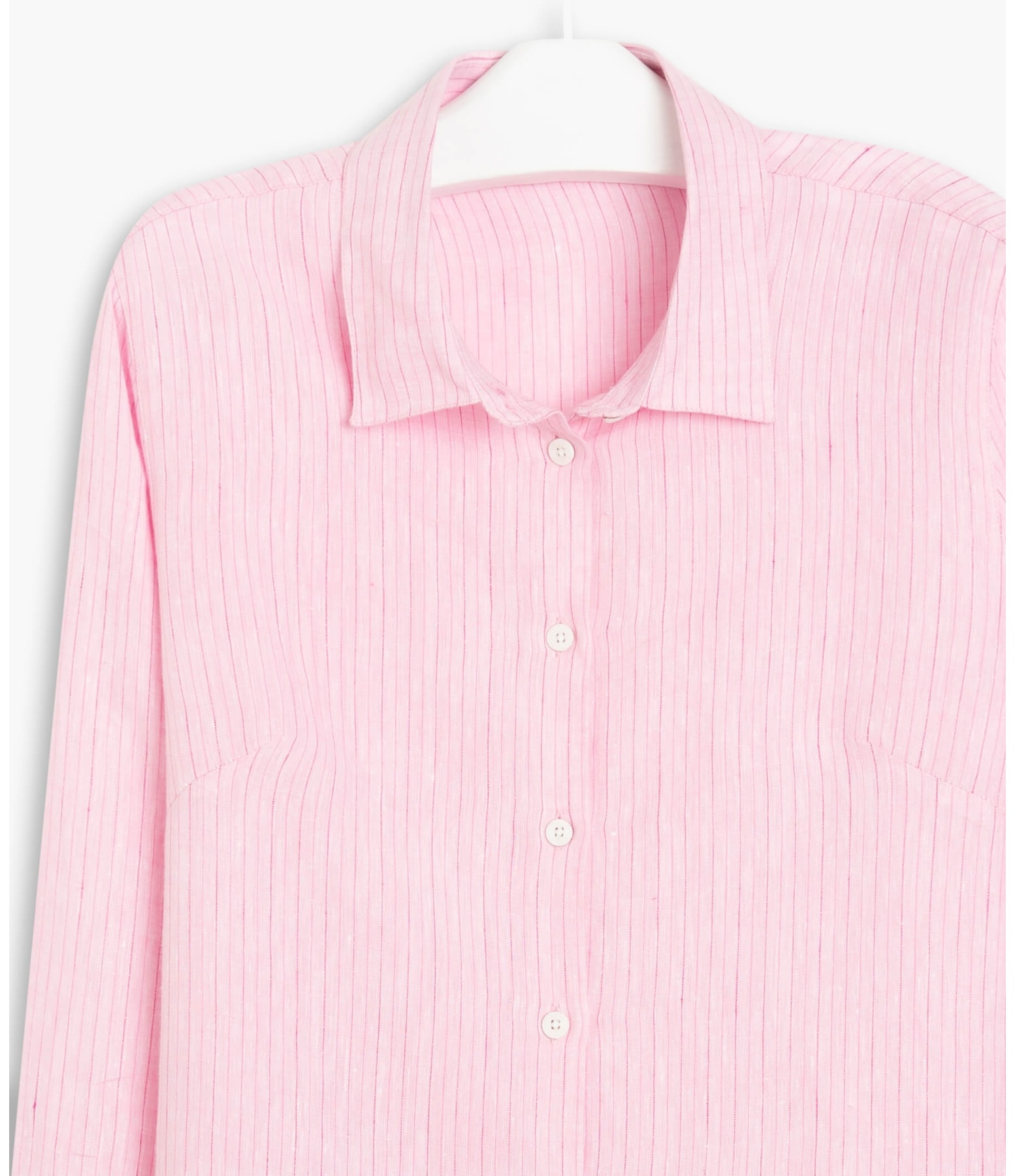 Camisa  Puro Linho  Bravus Rosa