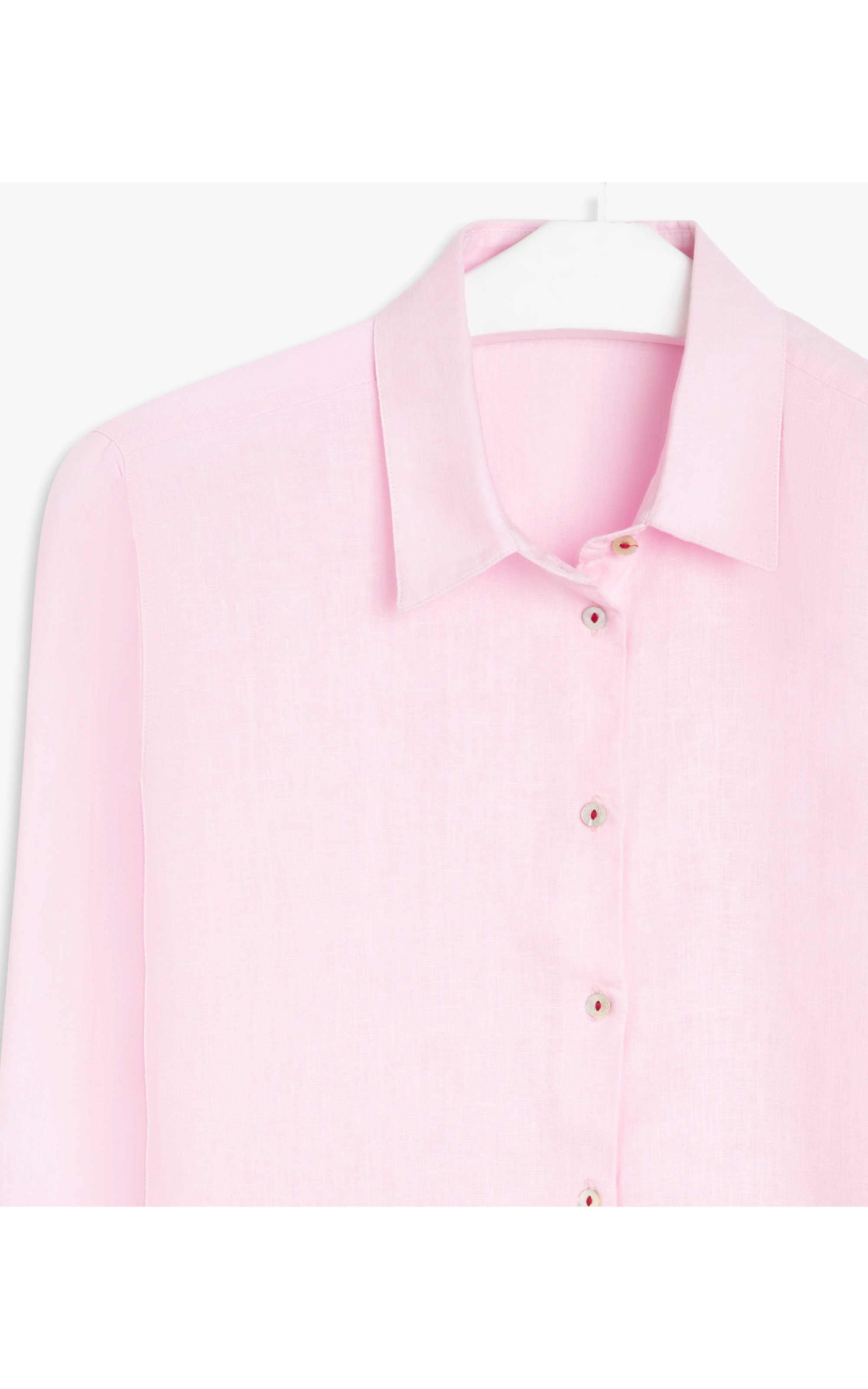 Camisa  Puro Linho  Bravus Rosa