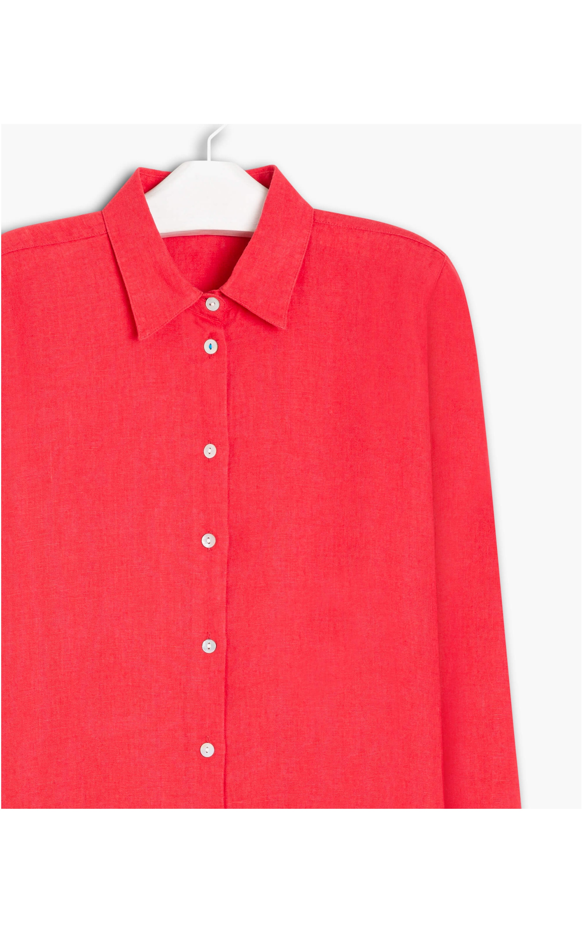 Camisa  Puro Linho  Bravus Vermelho