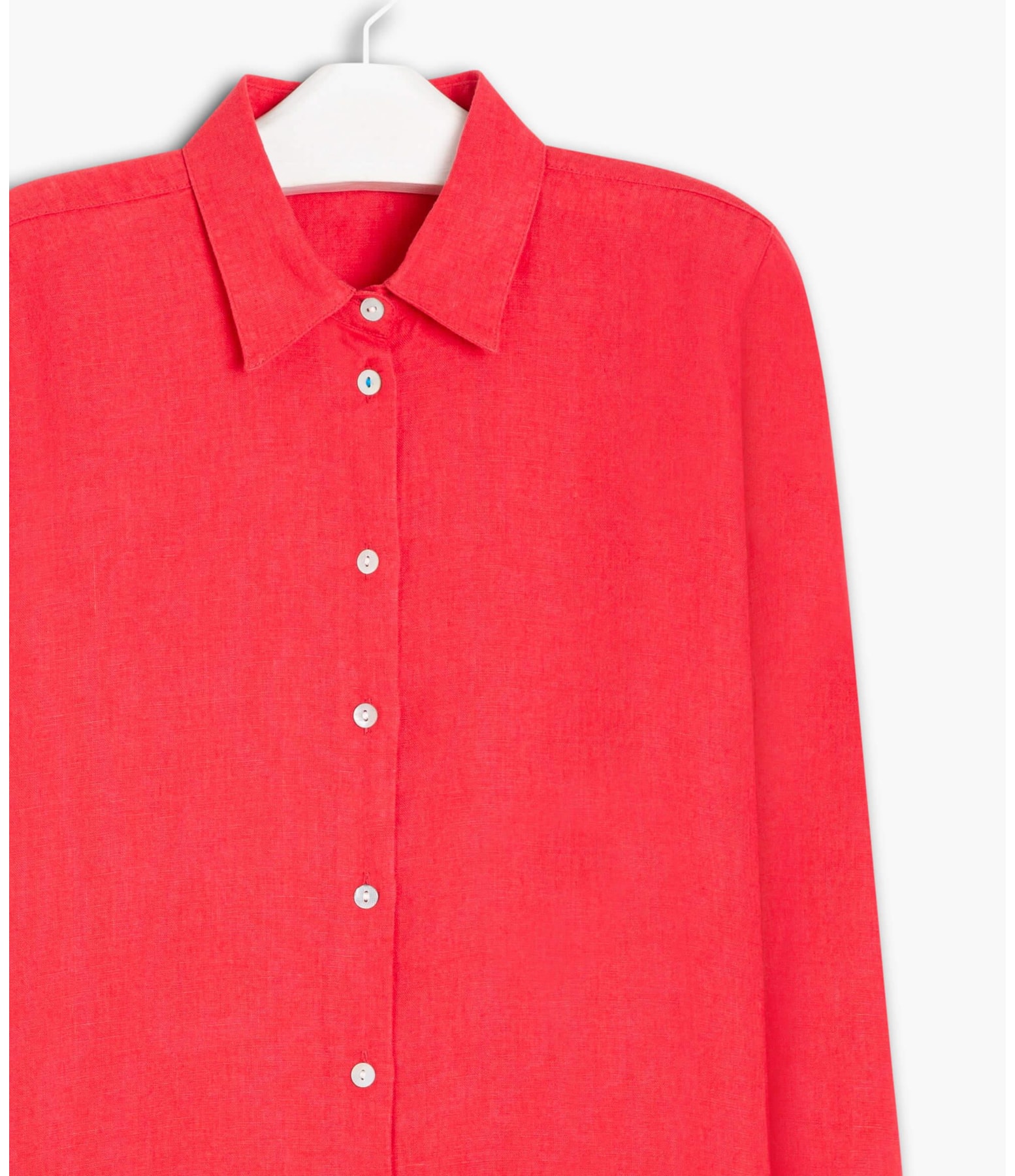 Camisa  Puro Linho  Bravus Vermelho